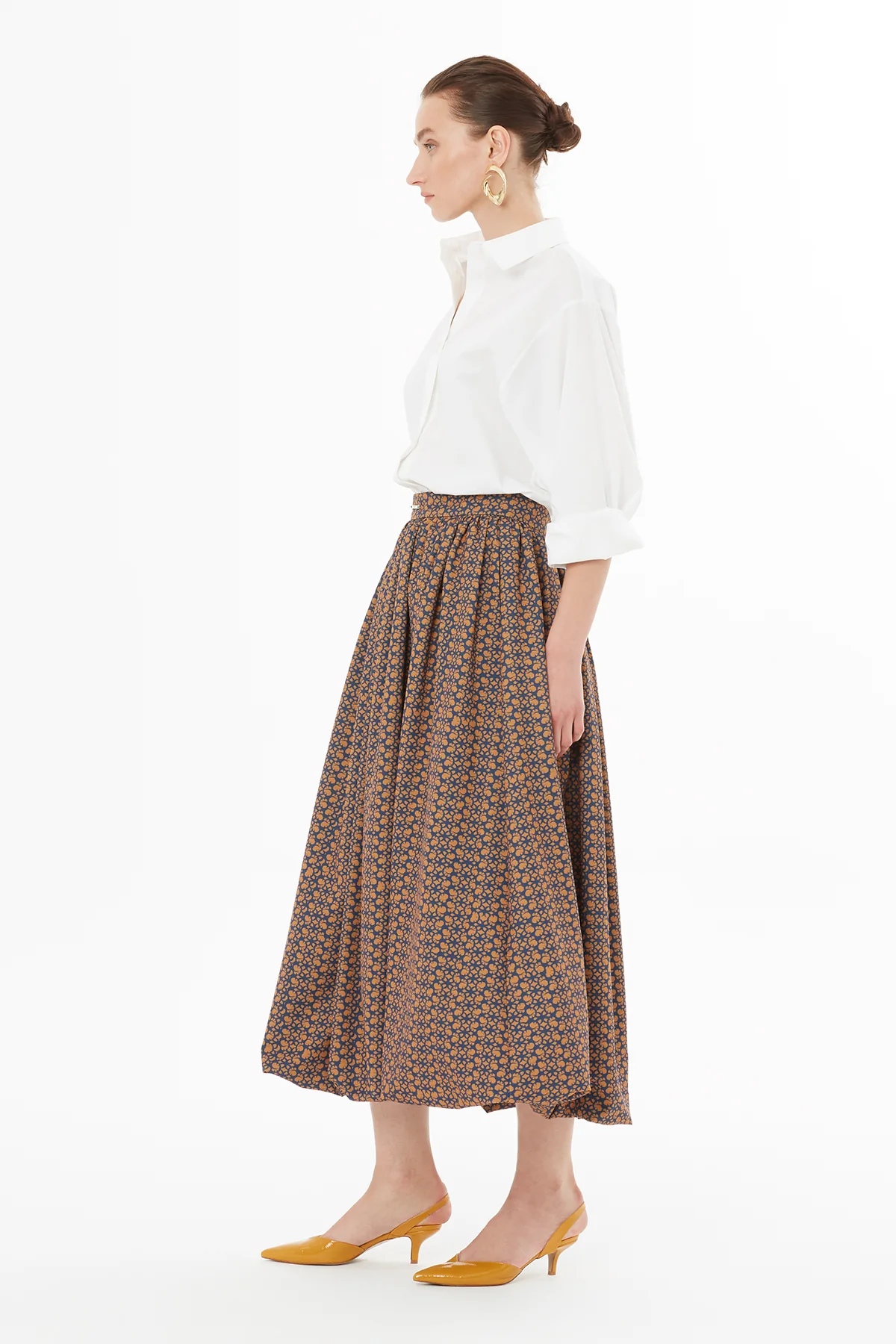 Balloon Skirt with Logo Pattern - Image 3