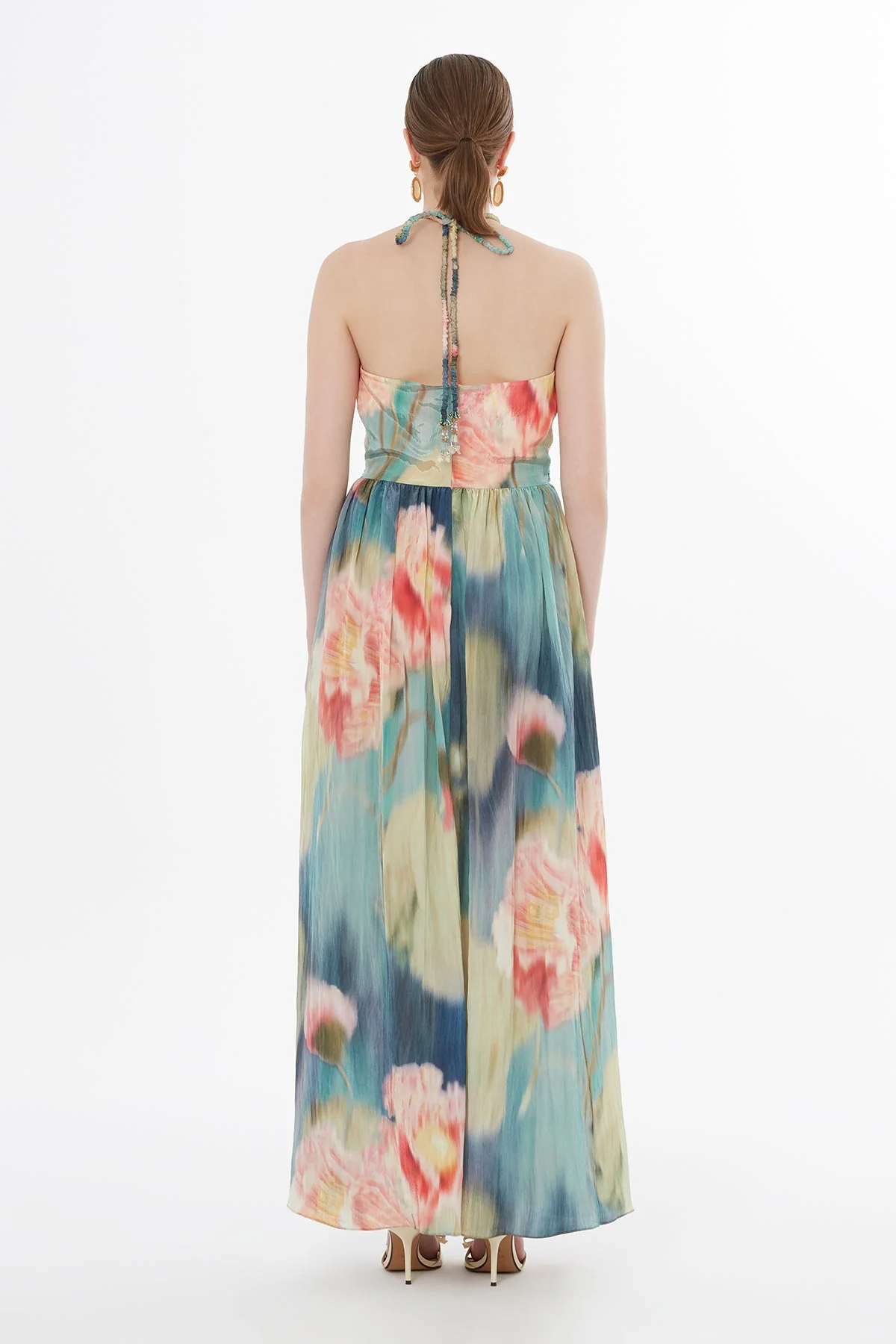 Beaded Tie Detail Dress - Image 5