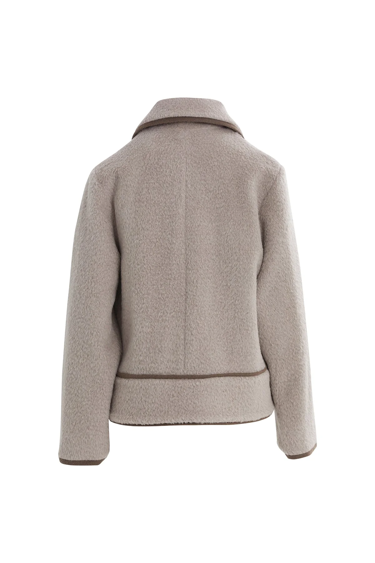 Beige Shirt-Collar Jacket - Image 3
