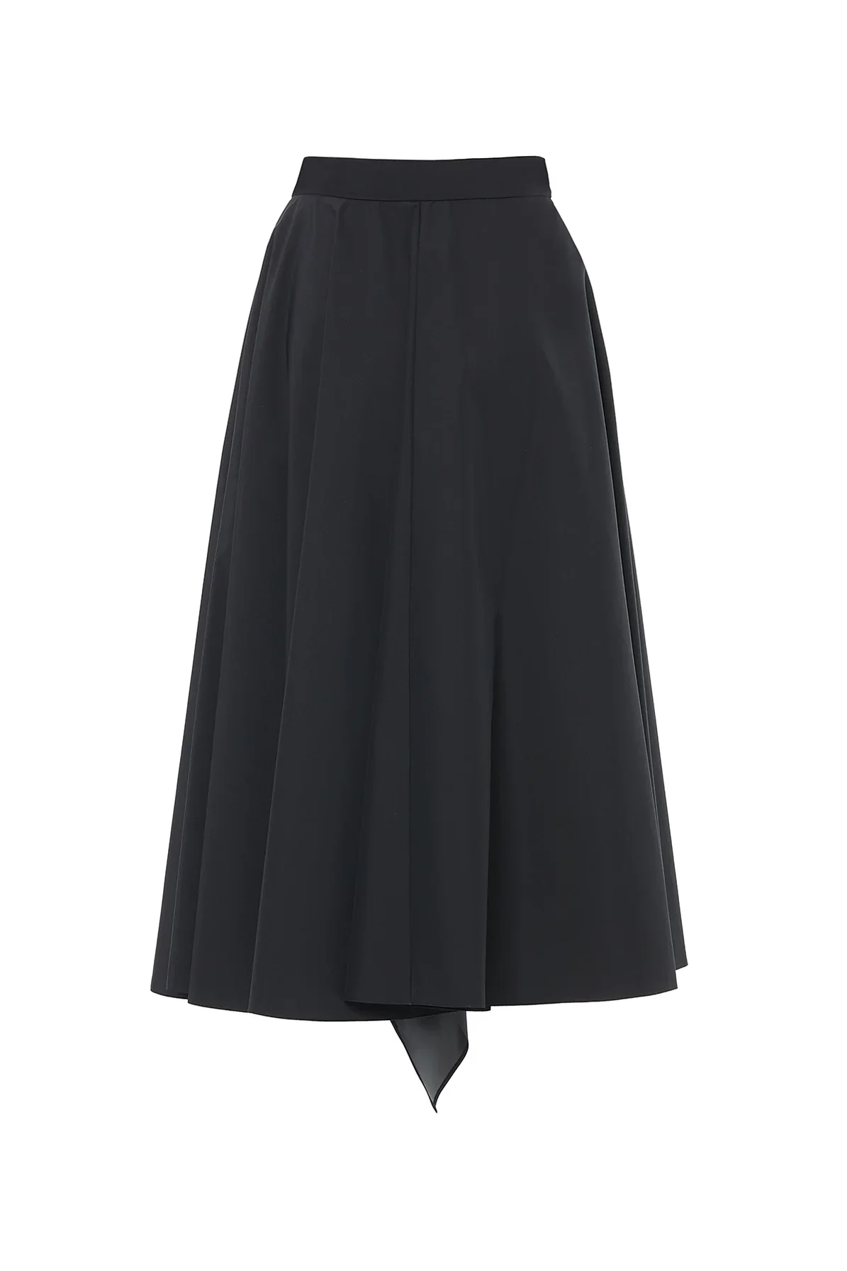 Asymmetric Skirt with Gathered Detail - Image 3