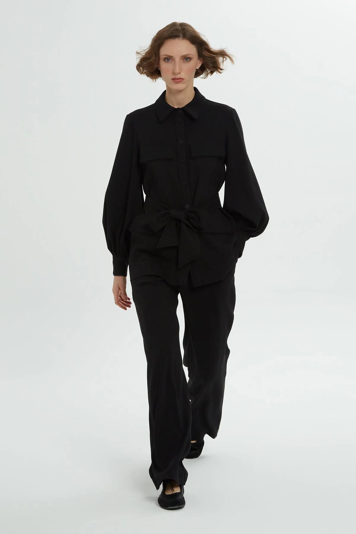Black Belted Co-Ord Set