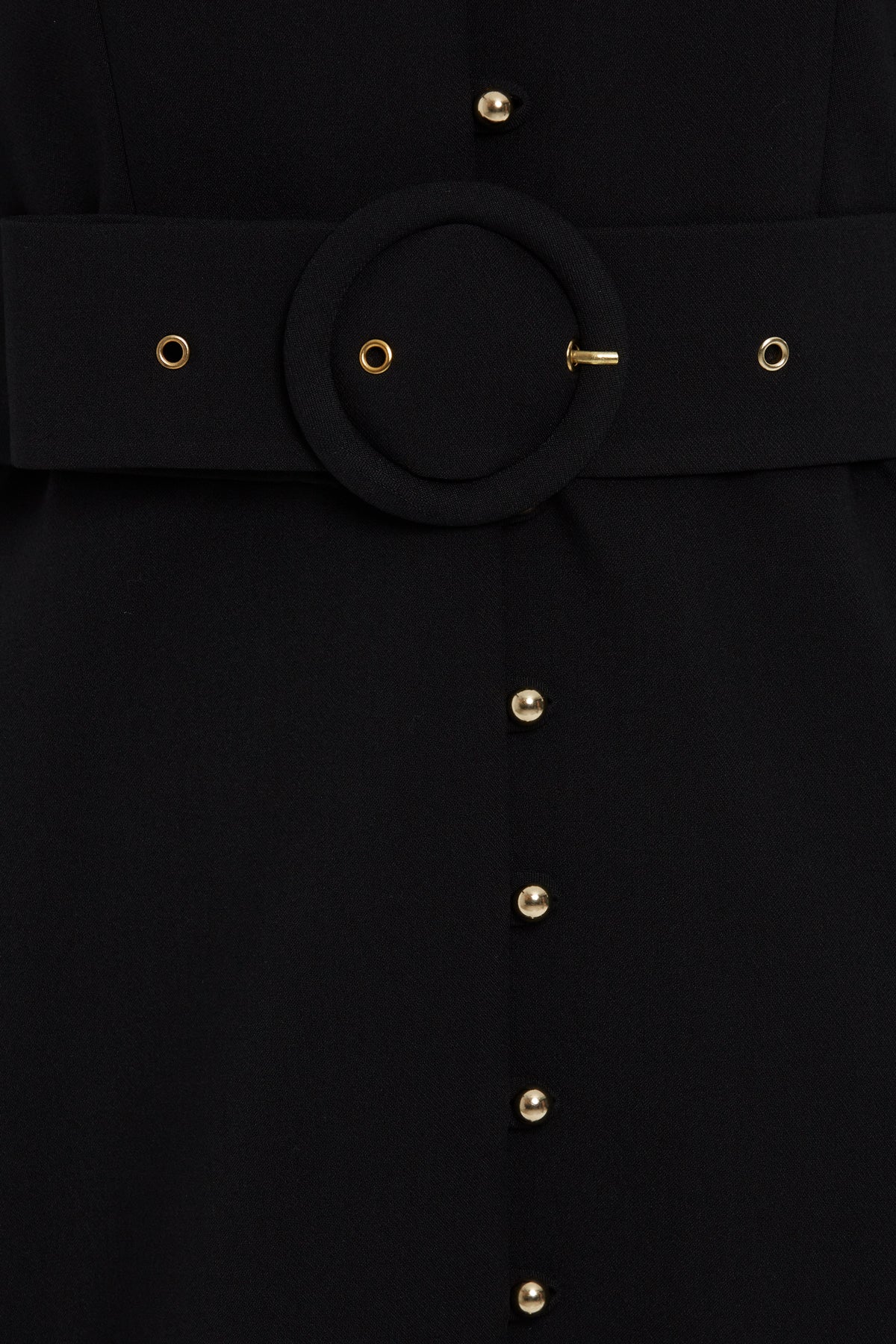 Black Belted Maxi Dress - Image 2