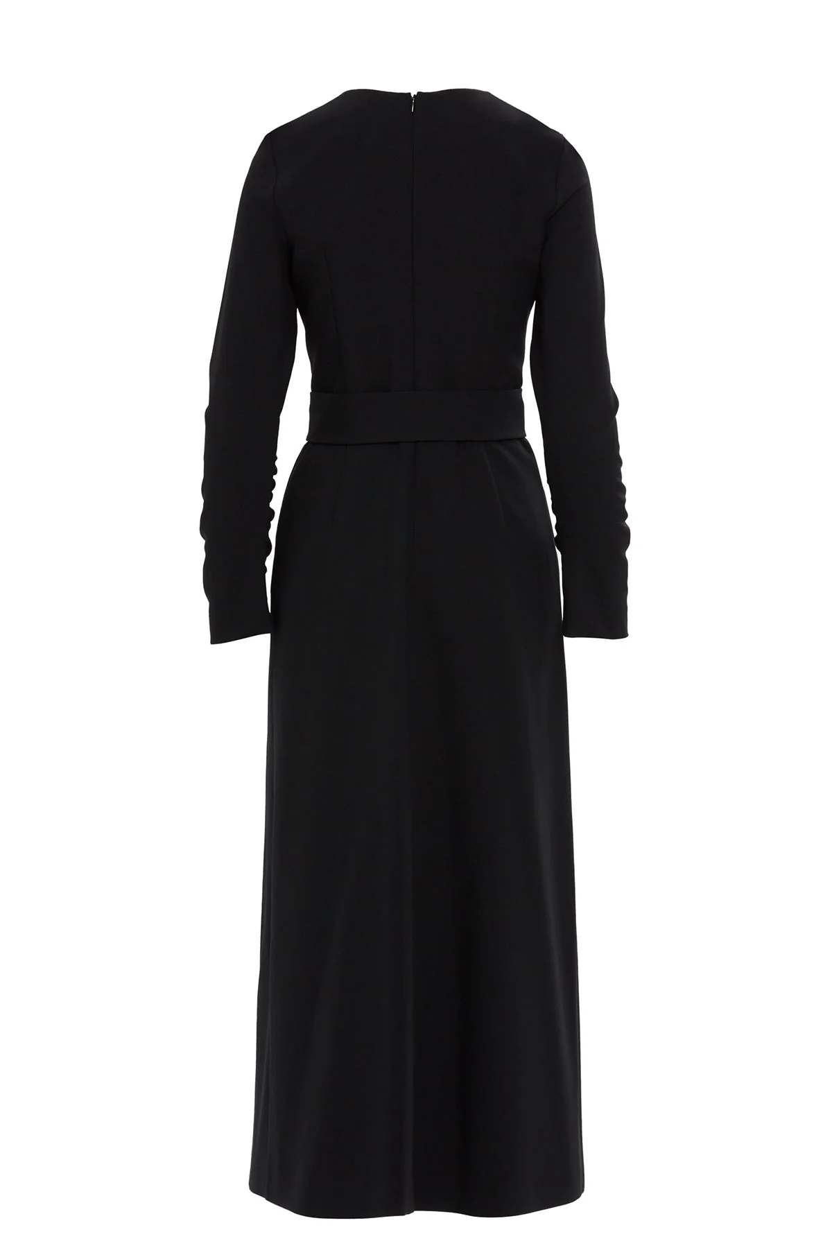 Black Belted Maxi Dress - Image 4