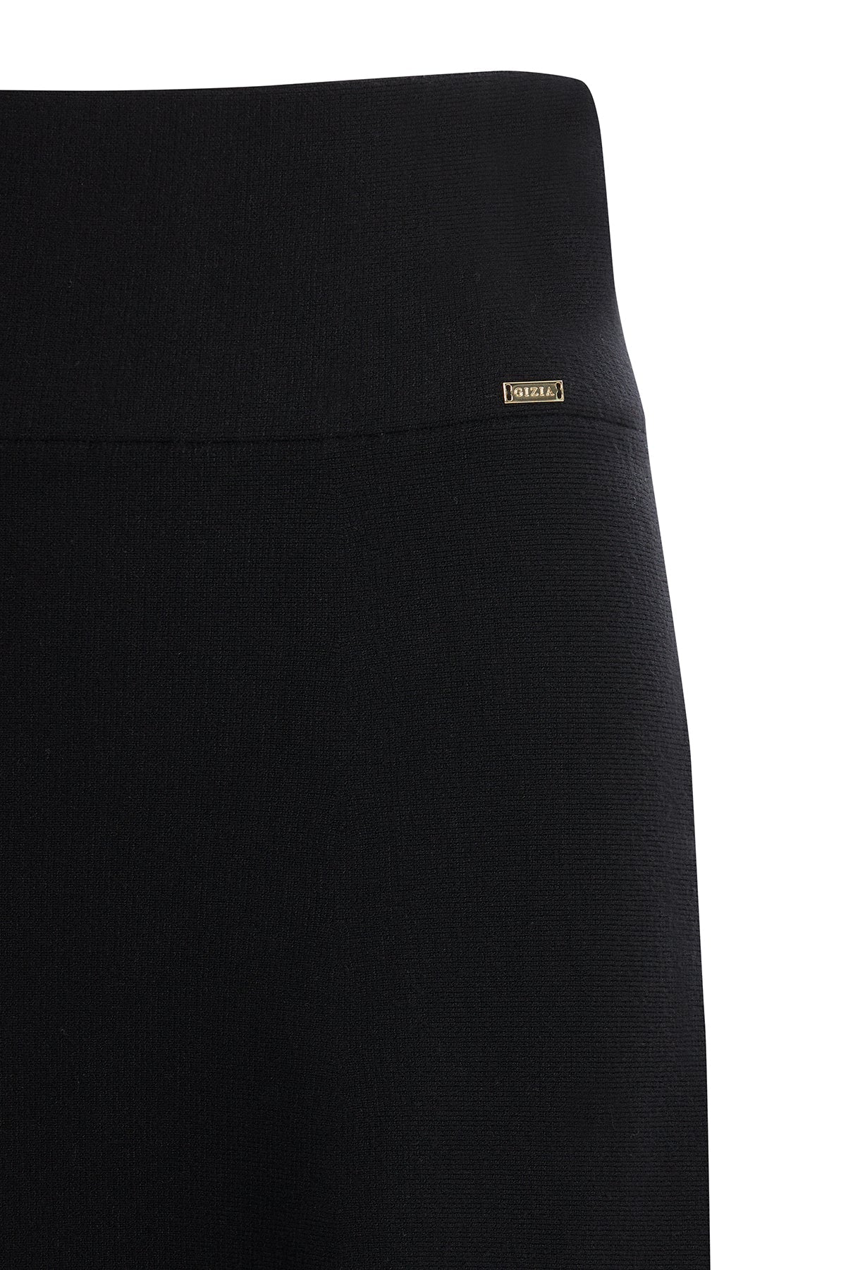 Black High-Waist Midi Skirt - Image 4