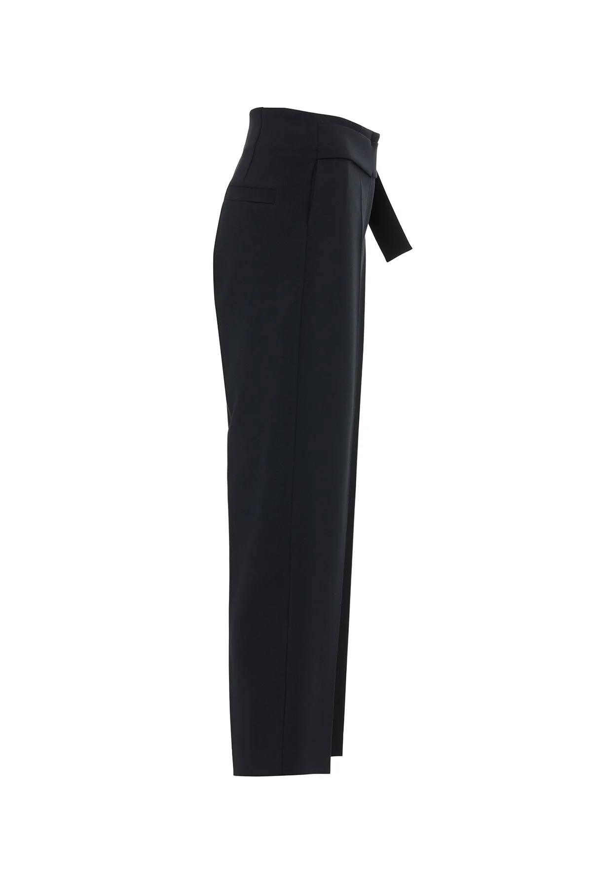 Black High-Waist Pants - Image 2