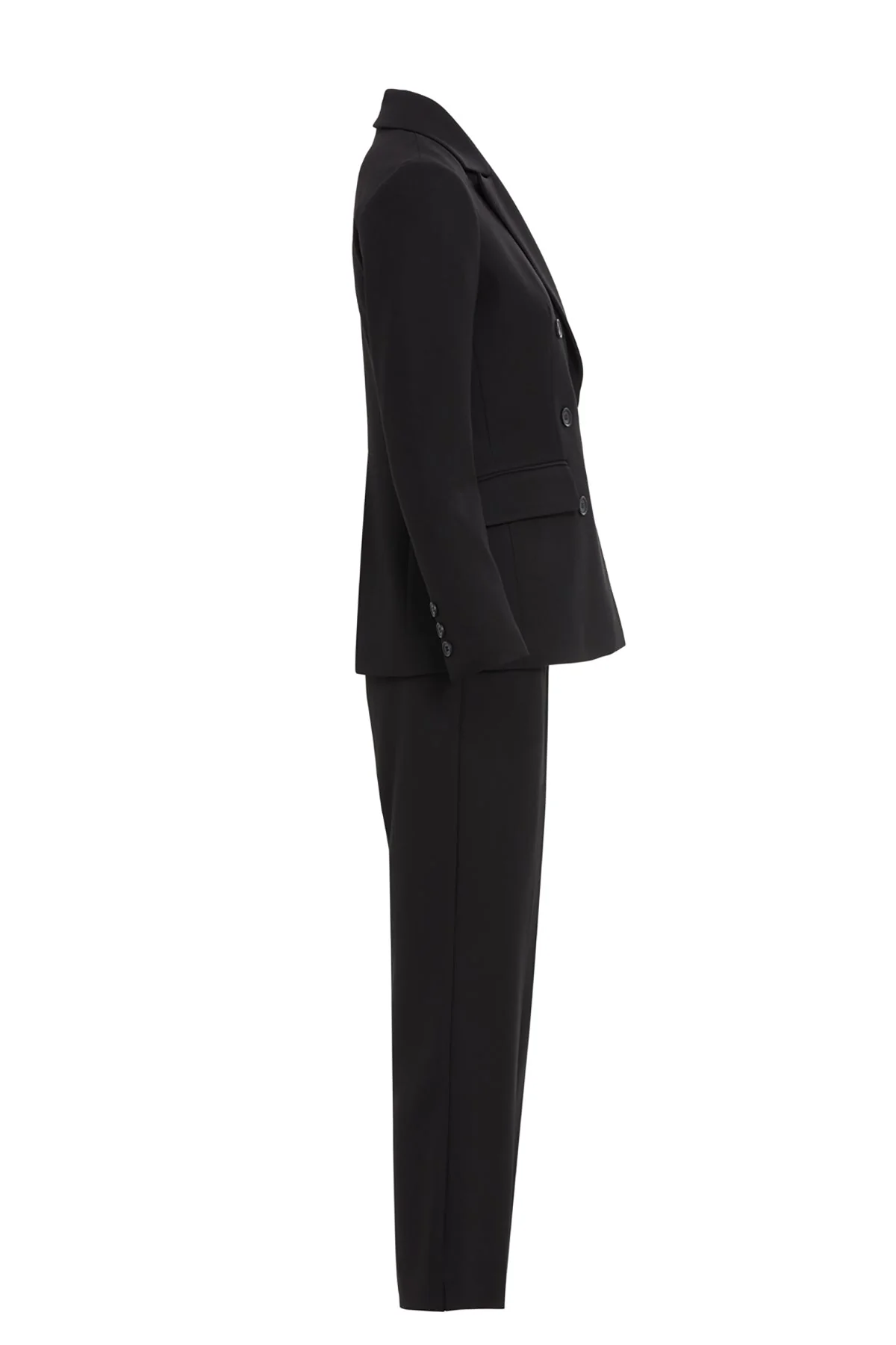 Black Jacket and Trousers Co-Ord Set - Image 2