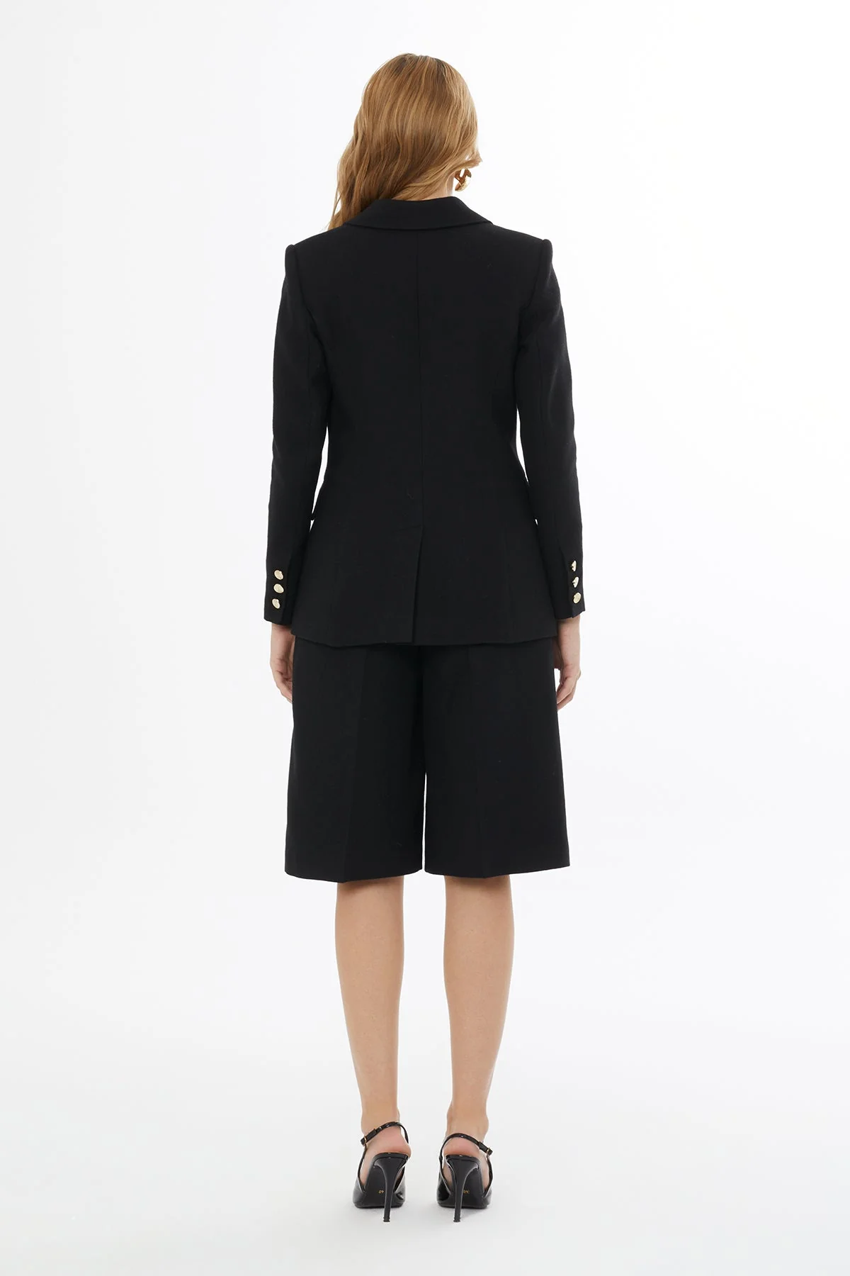 Black Jacket with Back Closure - Image 5