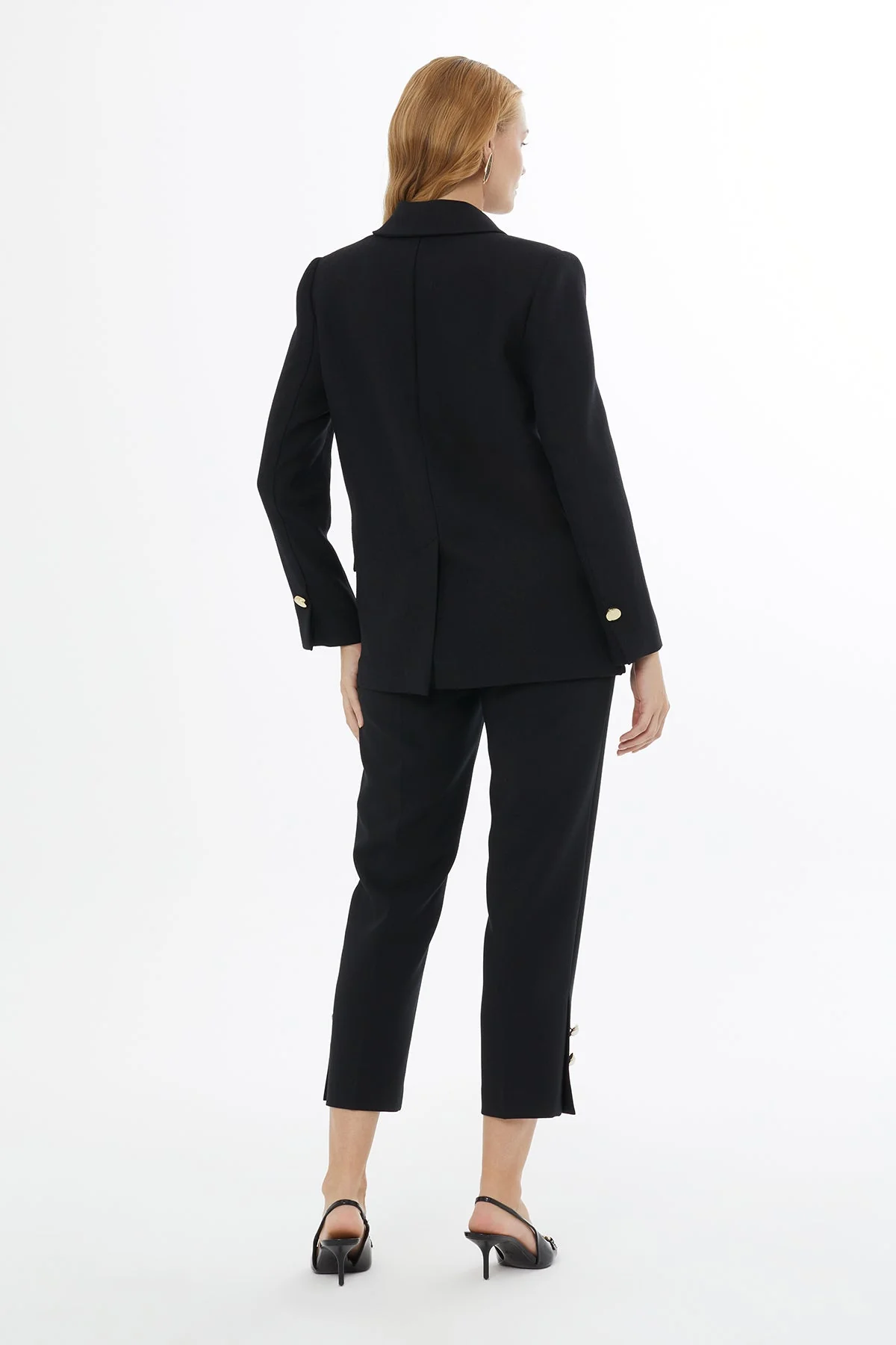 Black Jacket with Front Buttons - Image 4