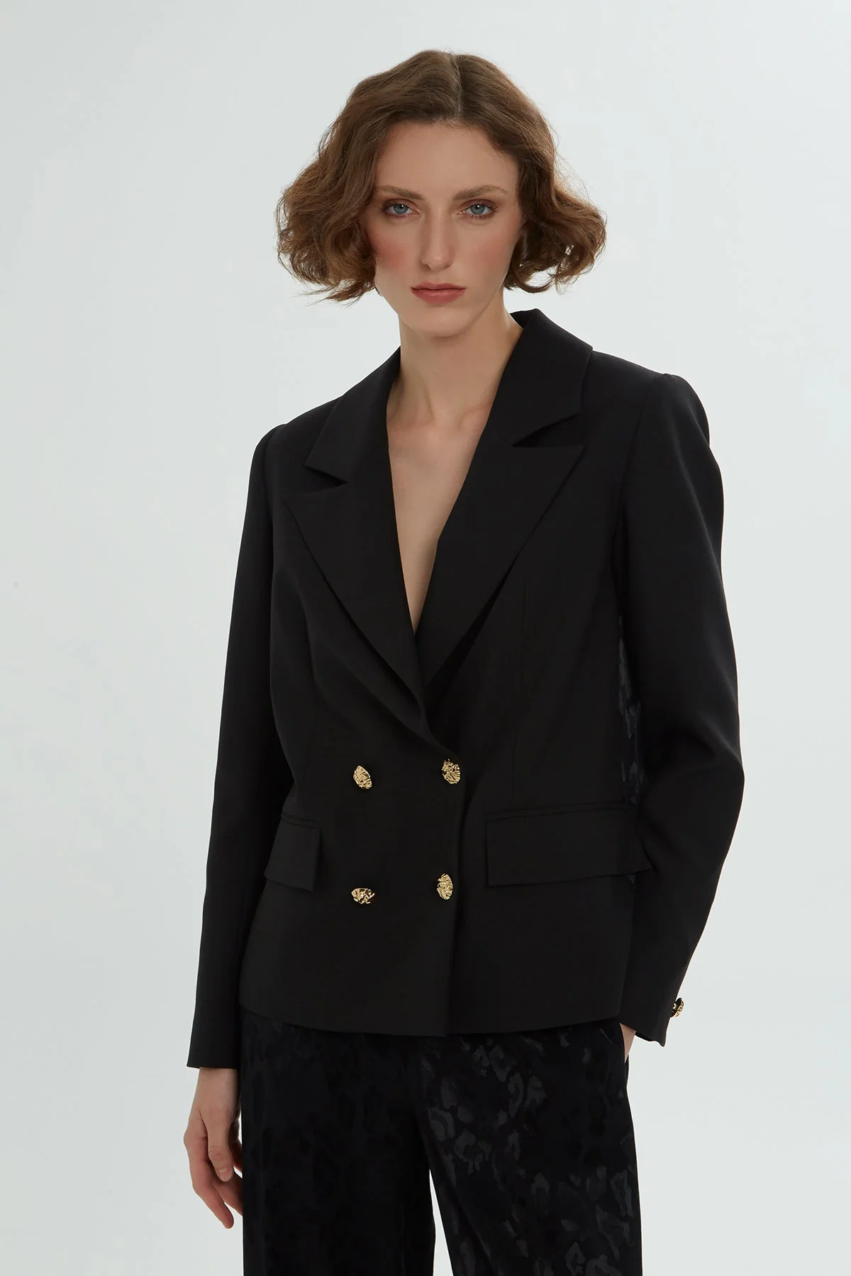 Black Jacquard Co-Ord Set - Image 5
