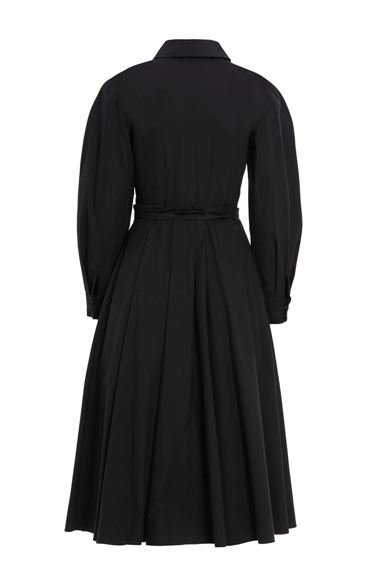 Black Lace Midi Dress - Image 3