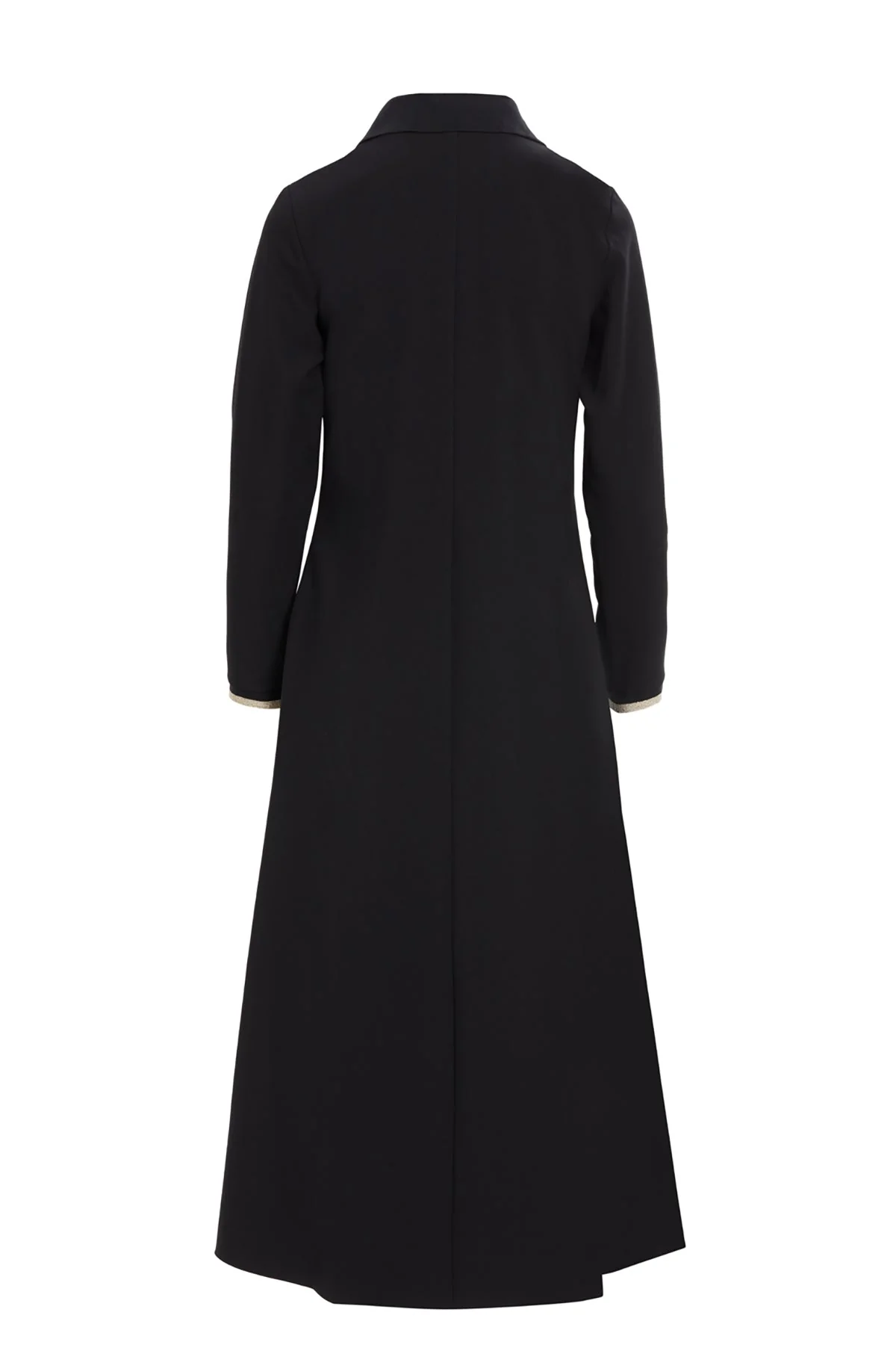 Black Long-Sleeve Midi Dress - Image 3