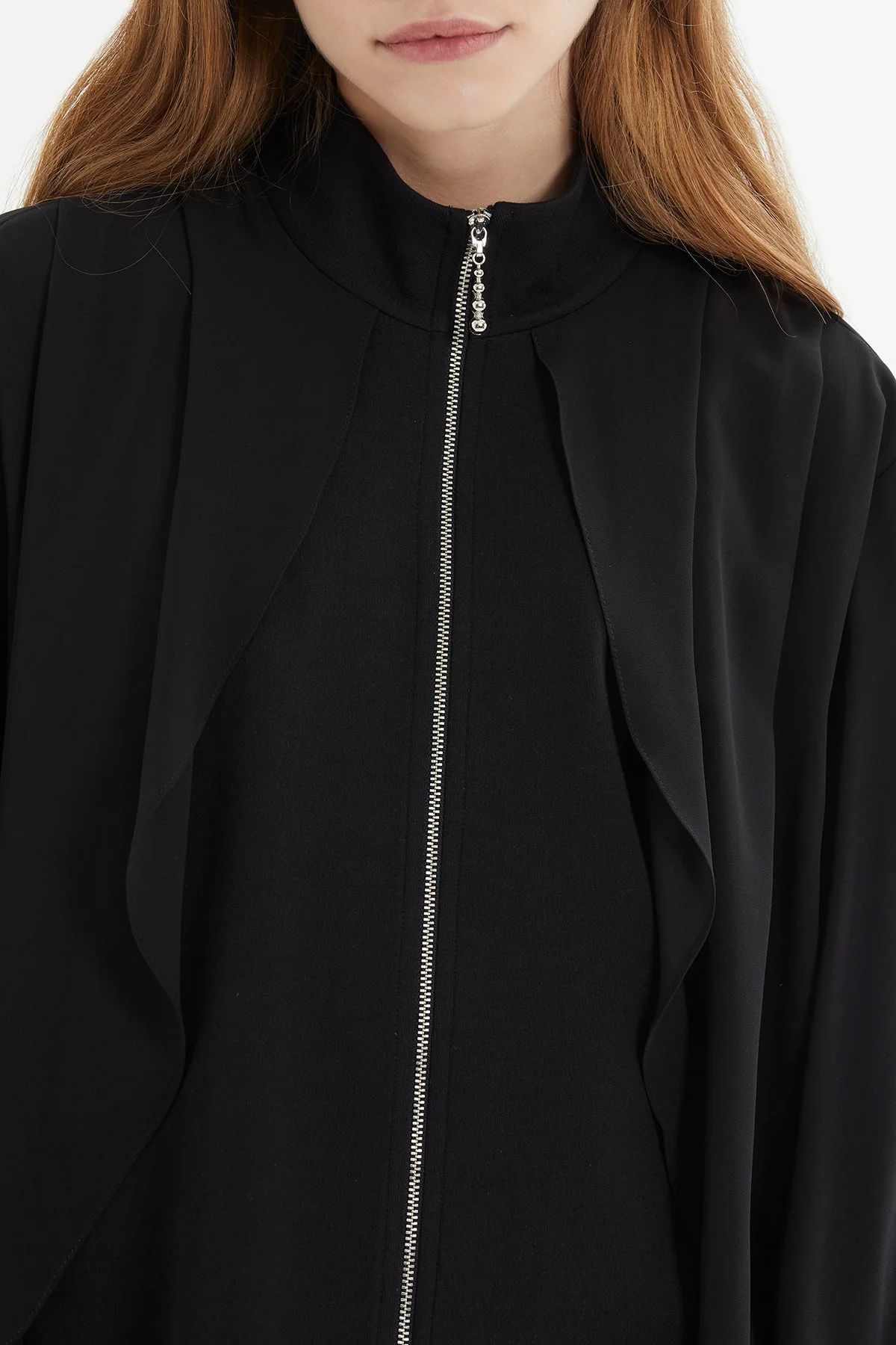 Black Mesh-Sleeve Tracksuit - Image 3
