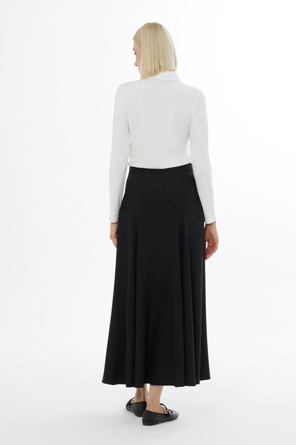 Black Midi Skirt - Image 4
