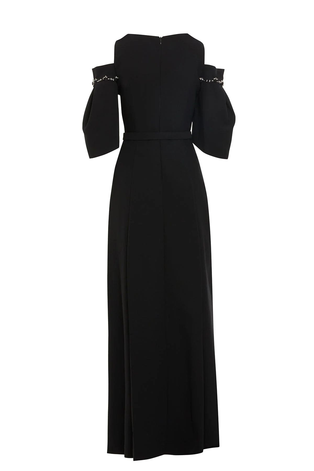 Black Off-Shoulder Long Dress - Image 4