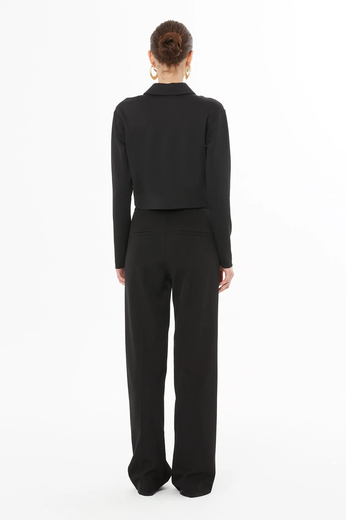 Black Palazzo Pants - Image 3