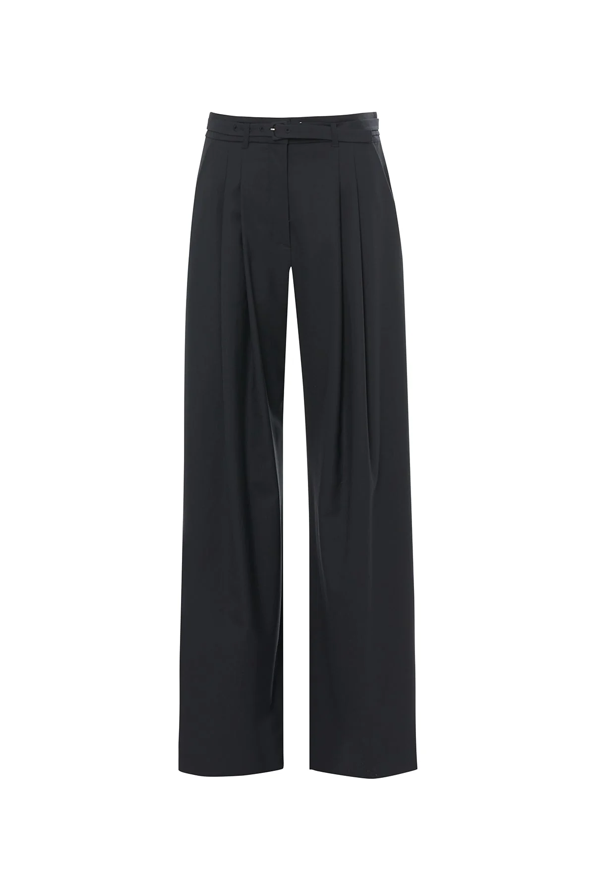 Black Palazzo Pants with Hook Closure - Image 4