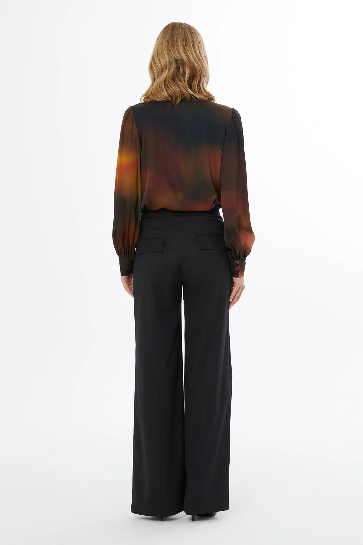 Black Pleated Trousers - Image 4