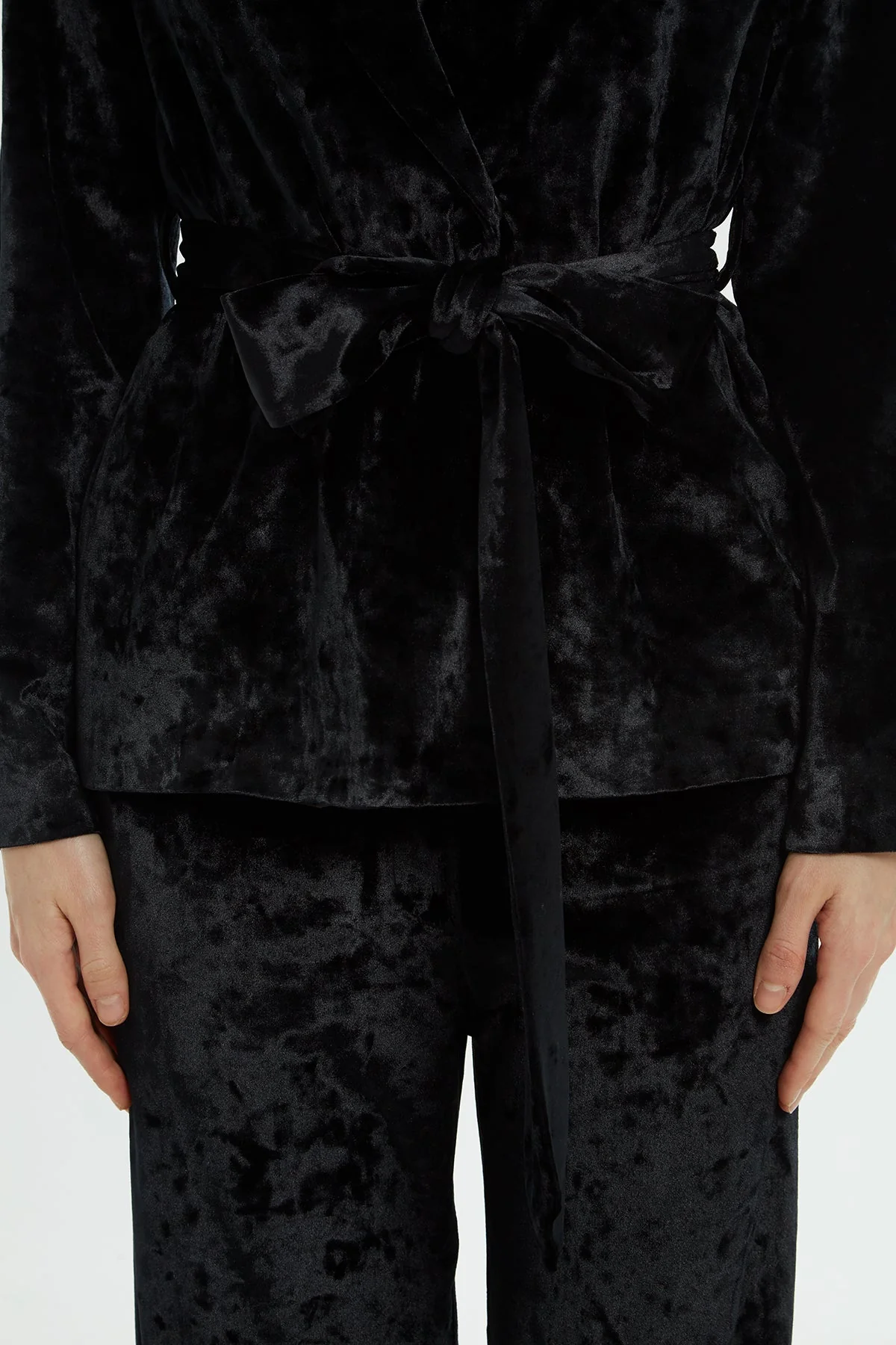 Black Sash-Detail Co-Ord Set - Image 3