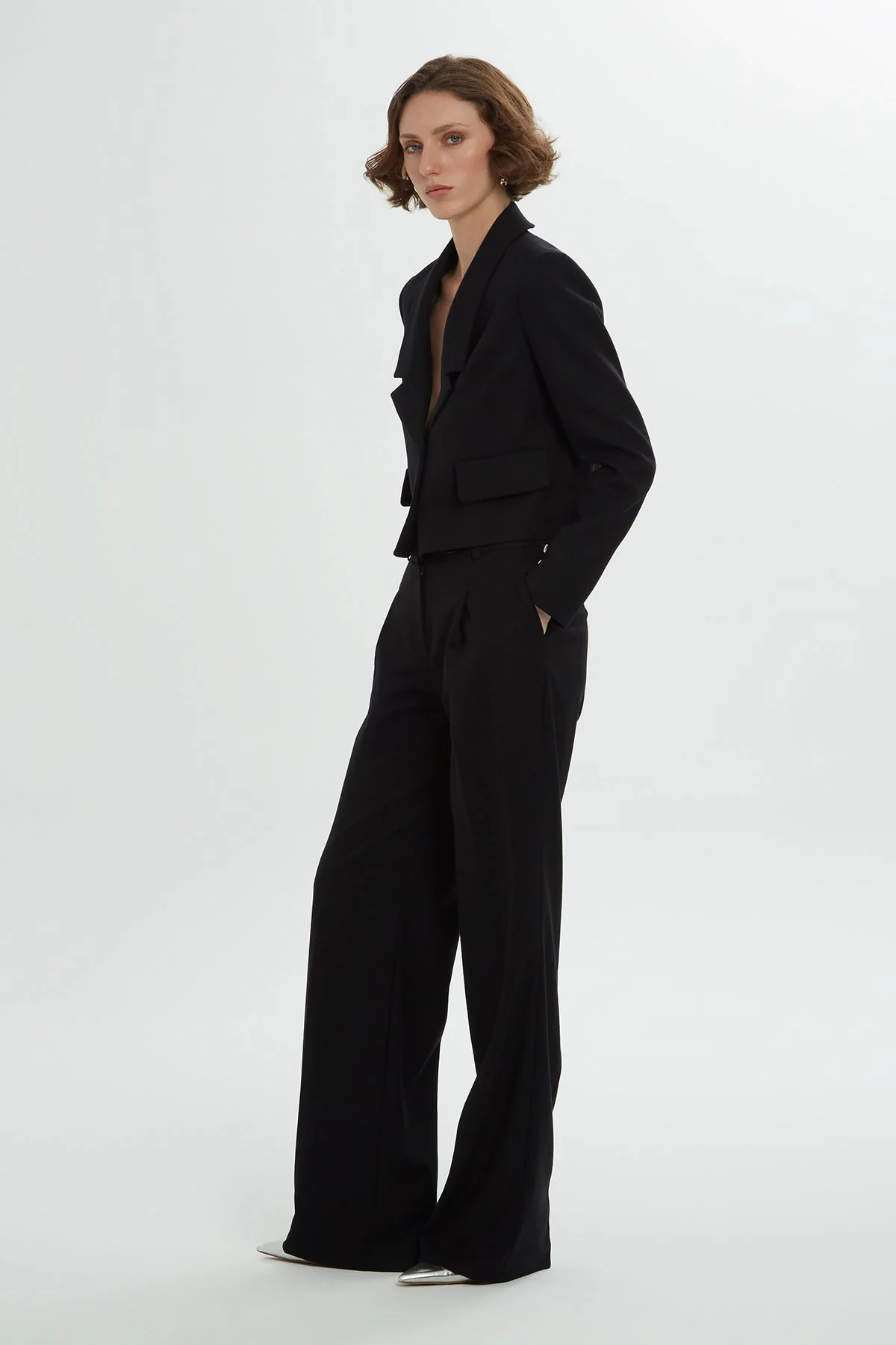 Black Short-Jacket Co-Ord Set - Image 5