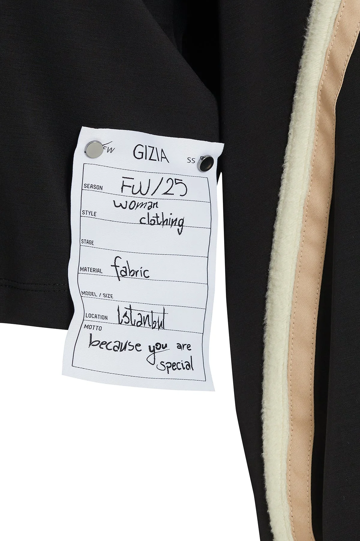 Black Stripe-Detail Sleeve Sweatshirt - Image 4