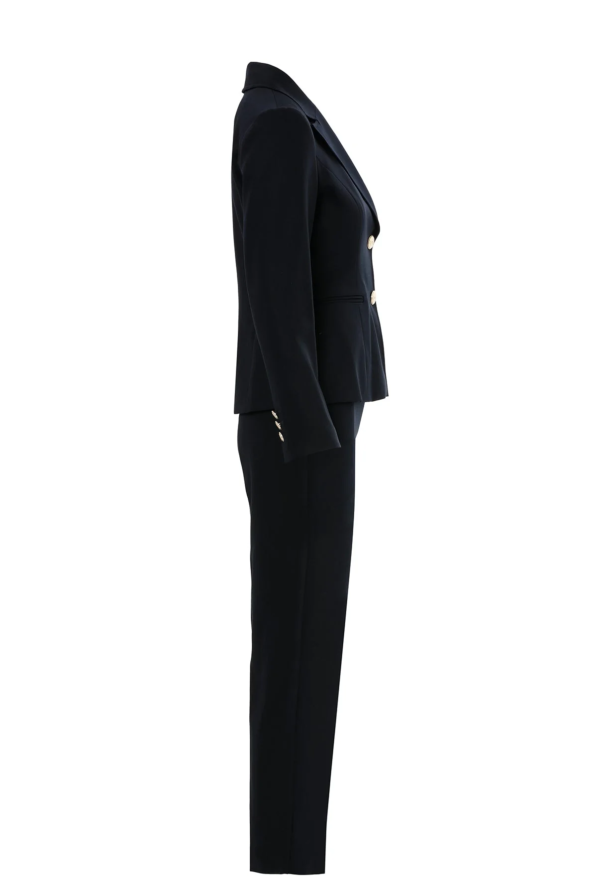 Black Suit with Ankle-Length Trousers - Image 2