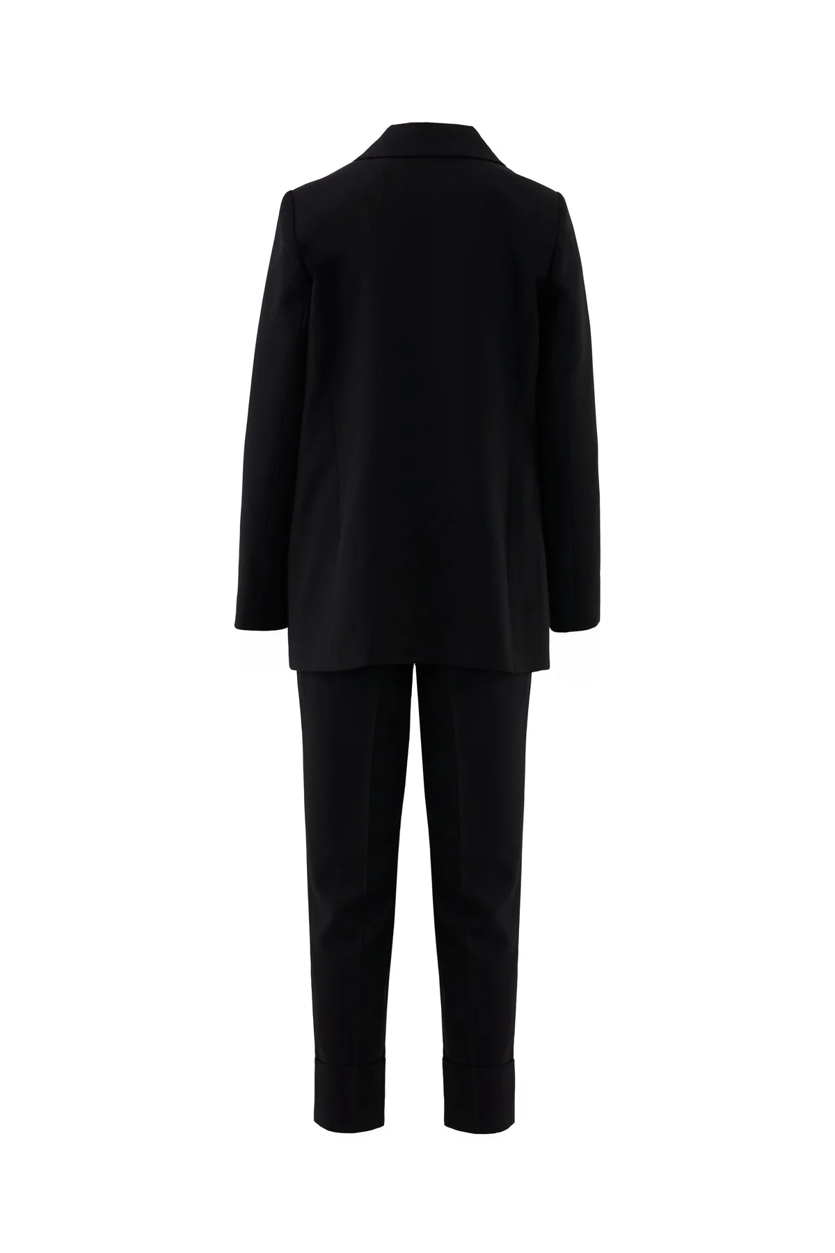 Black Suit with Double-Leg Trousers - Image 3