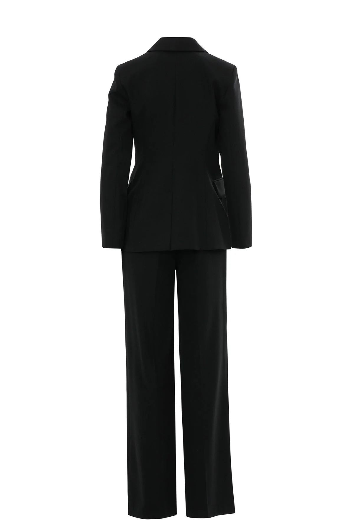 Black Suit with Jacket Pockets - Image 3