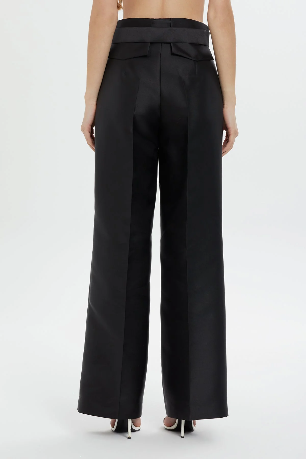 Black Trousers with Detachable Belt - Image 5