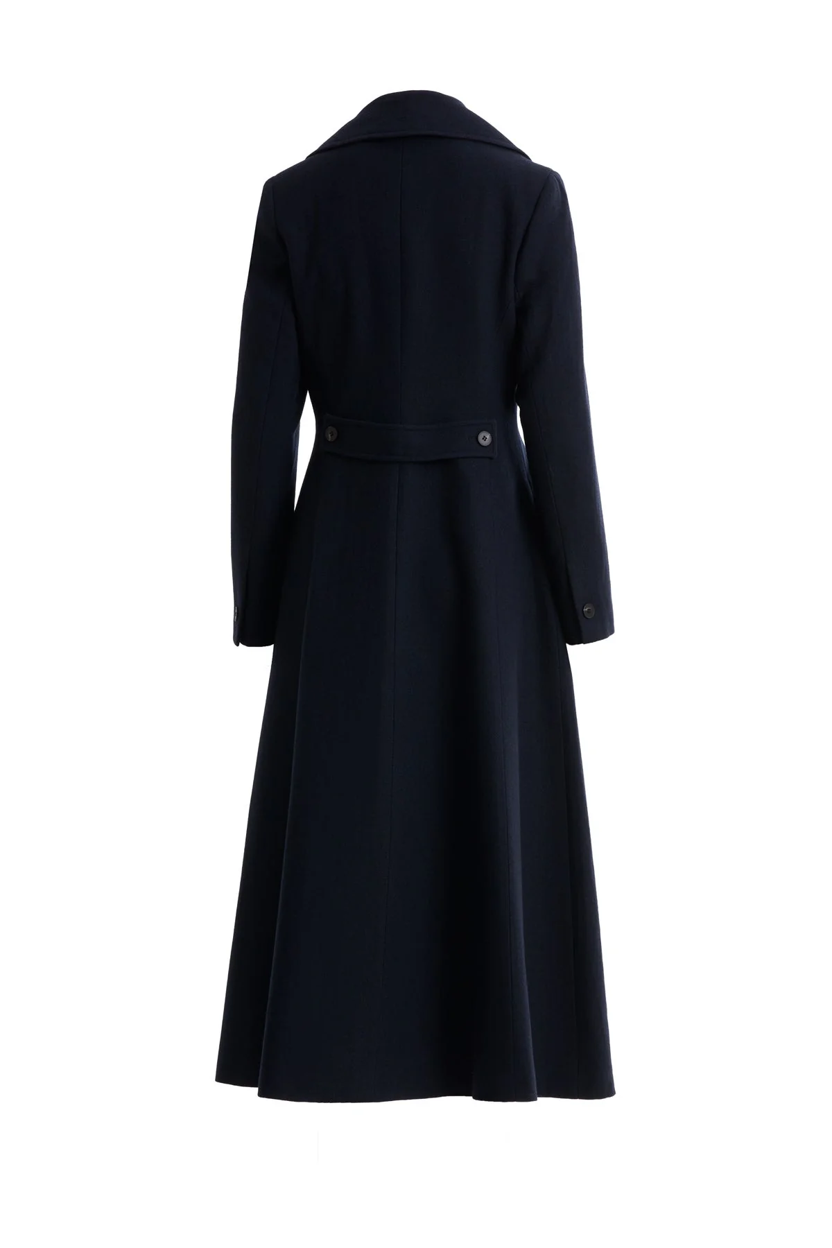 Black Two-Button Closure Coat - Image 3