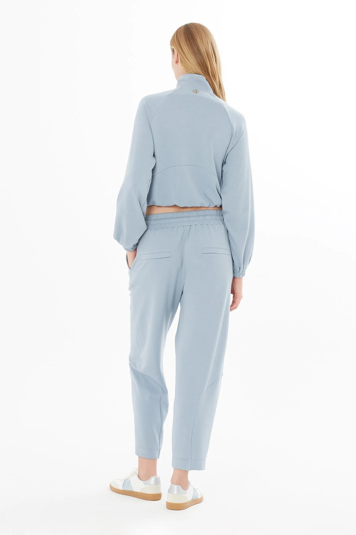 Blue Ankle-Length Sweatpants - Image 4