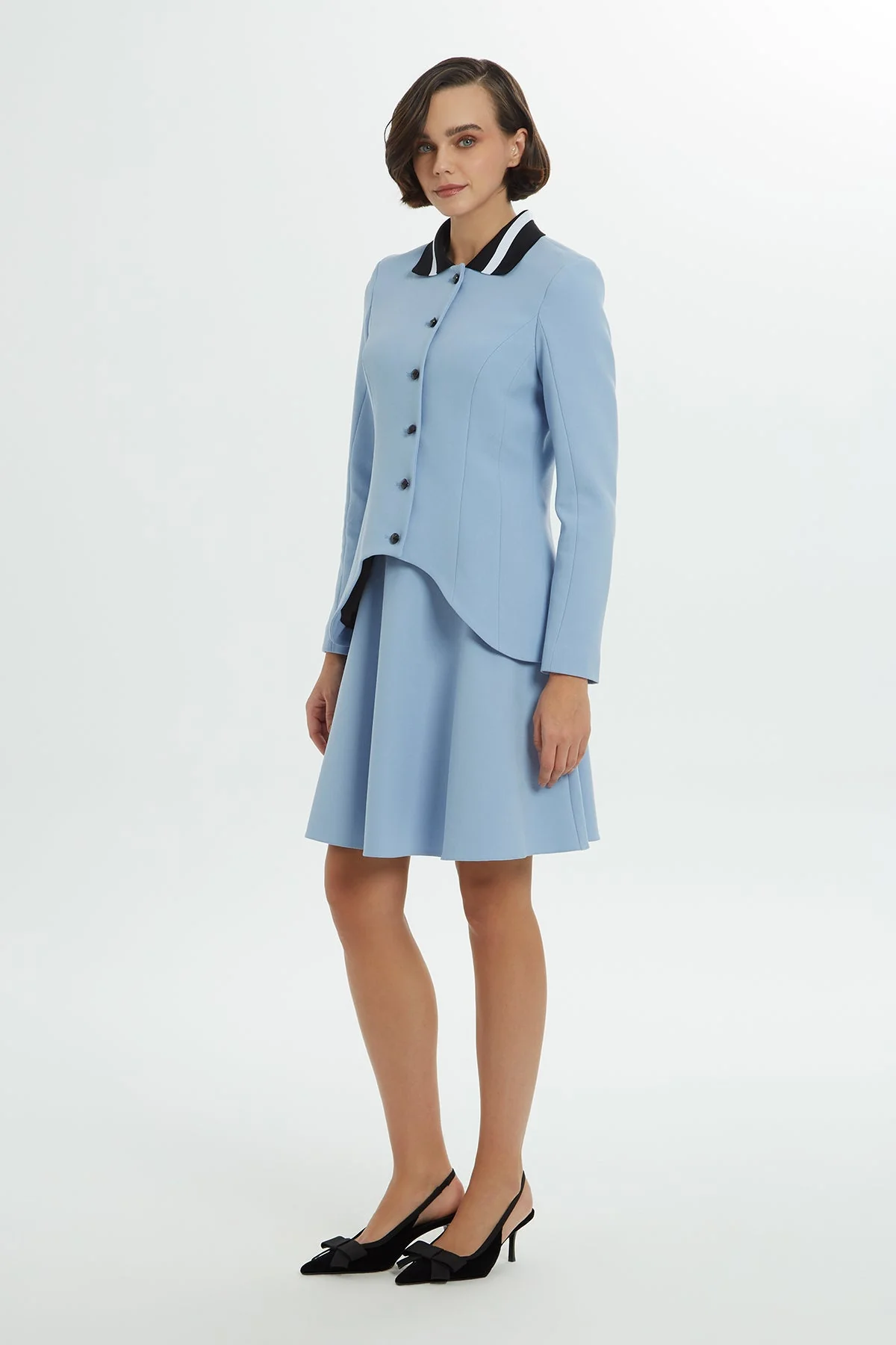 Blue Asymmetric Co-Ord Set - Image 2
