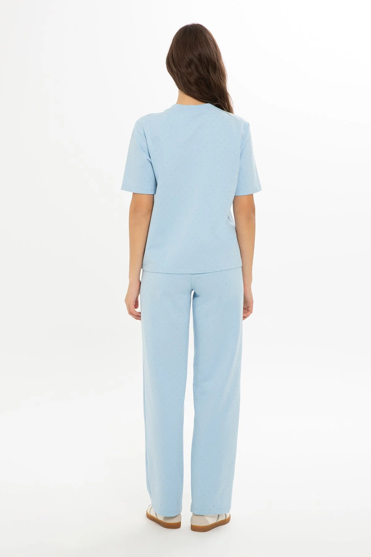Blue Embellished Tracksuit - Image 3