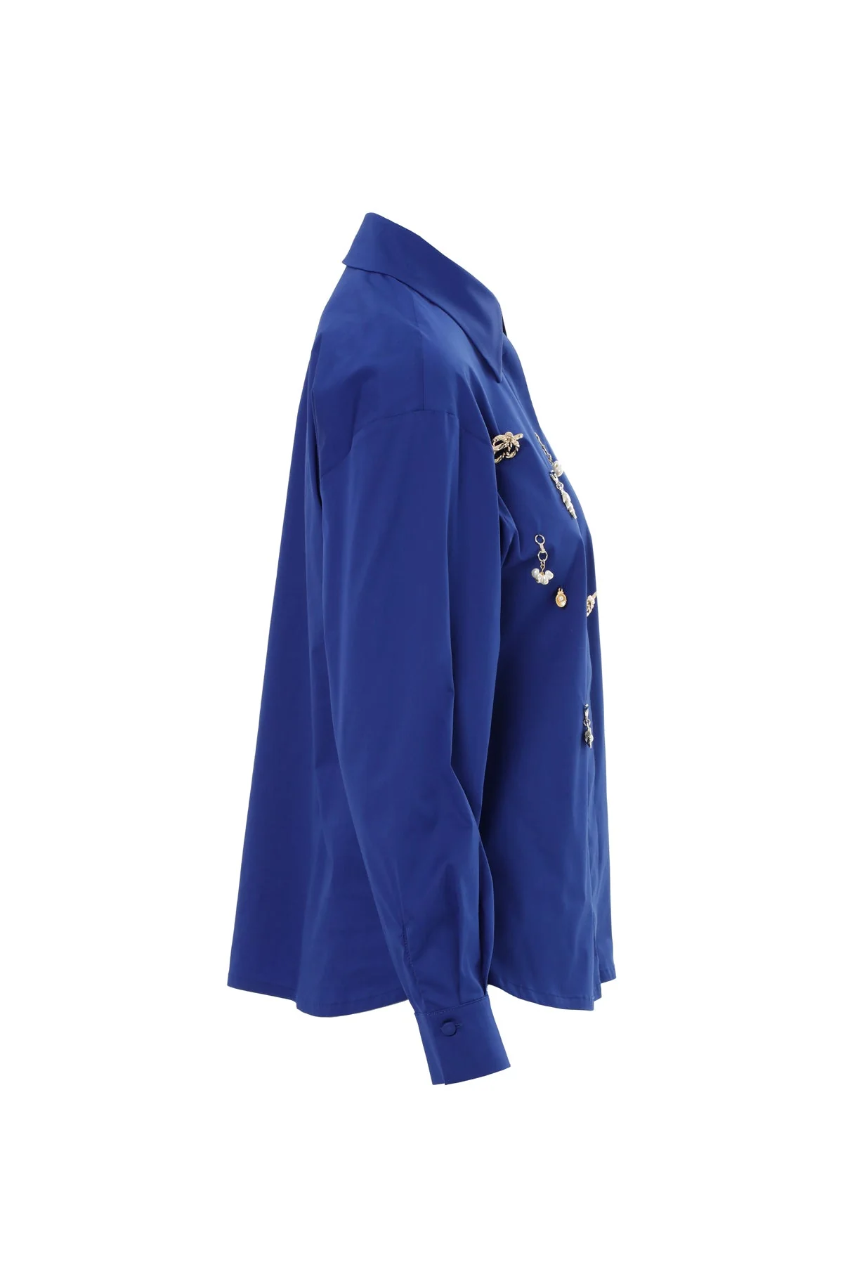 Blue Embroidered Shirt - Image 2