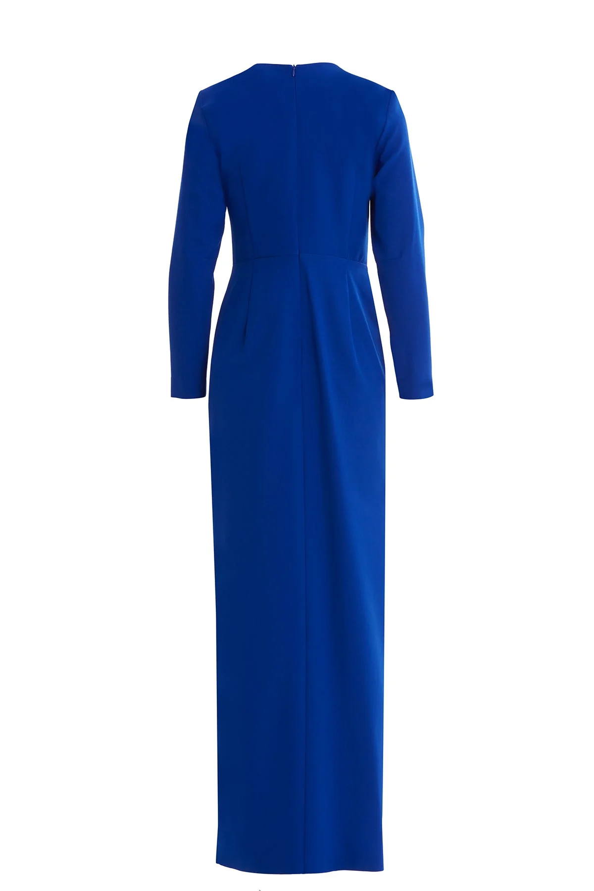 Blue Long Dress with Accessories - Image 3