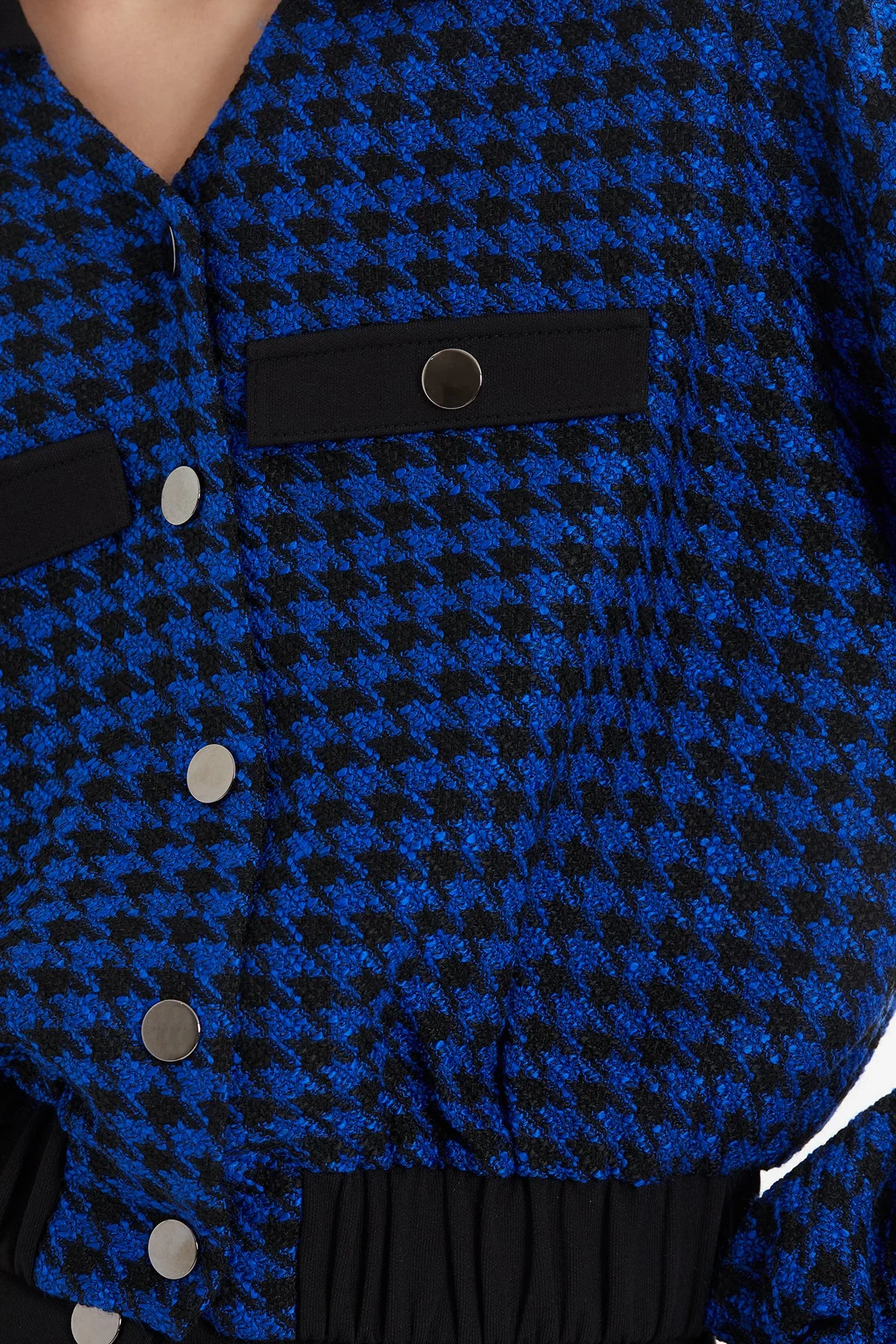 Blue Plaid Jacket Co-Ord Set - Image 3