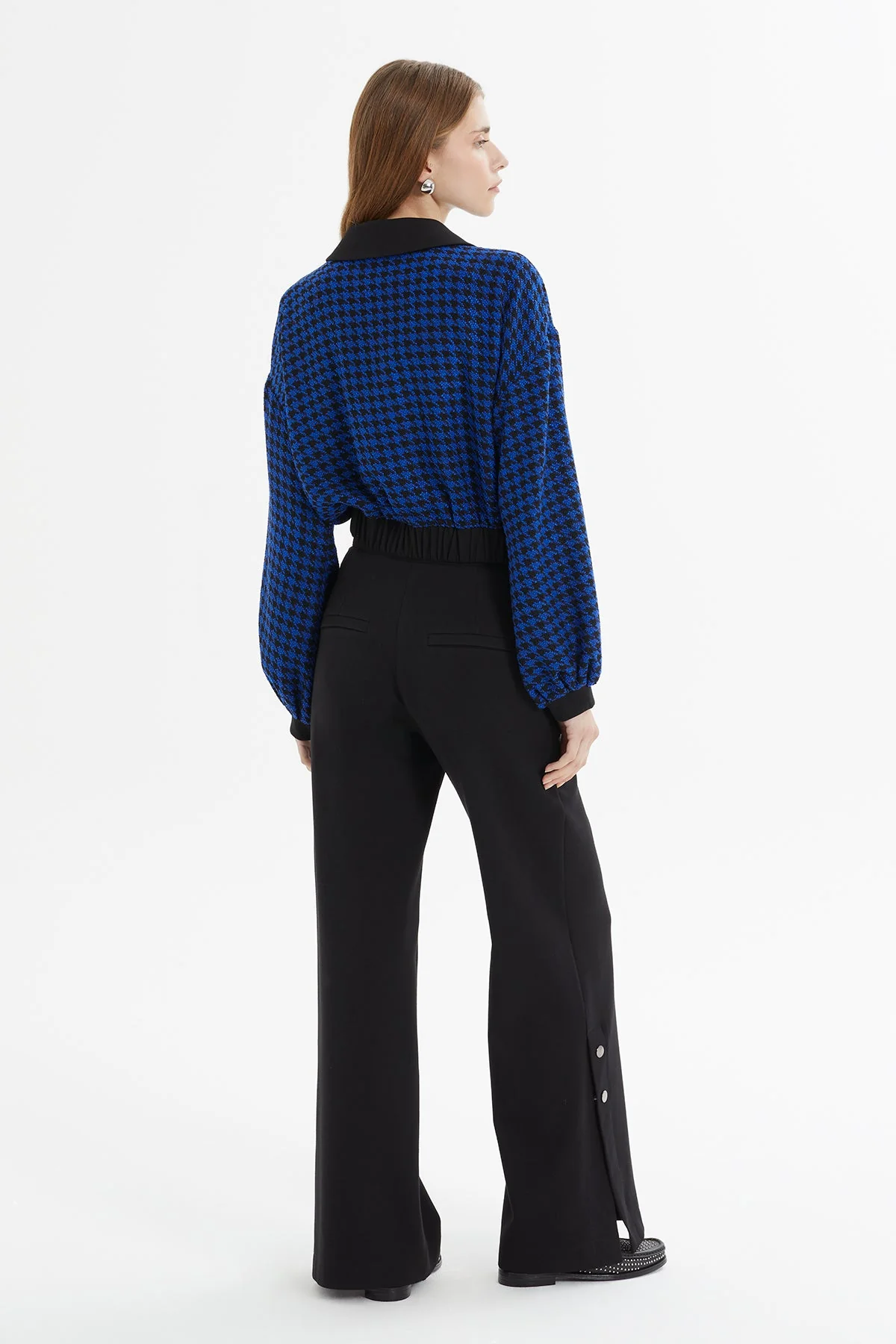 Blue Plaid Jacket Co-Ord Set - Image 6