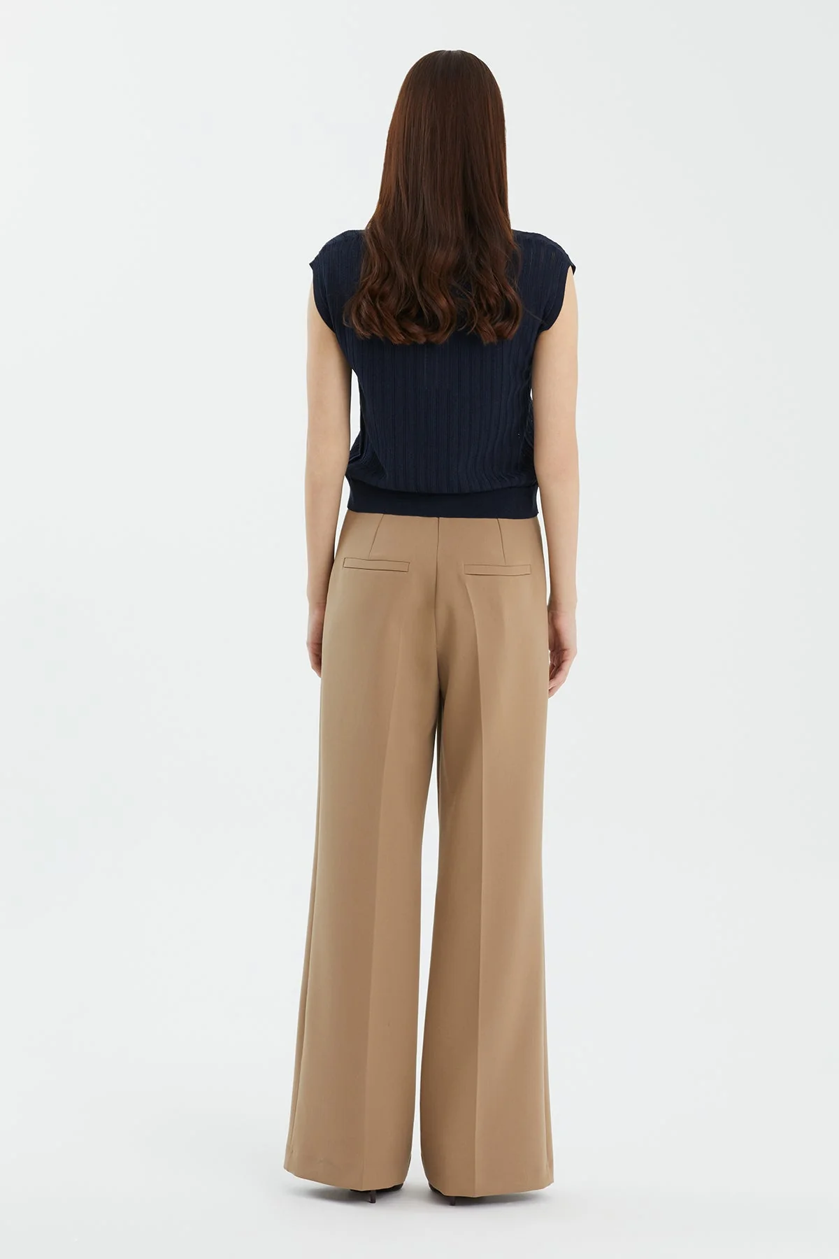 Blue Silk Blend Drop Sleeve Knit - Image 4