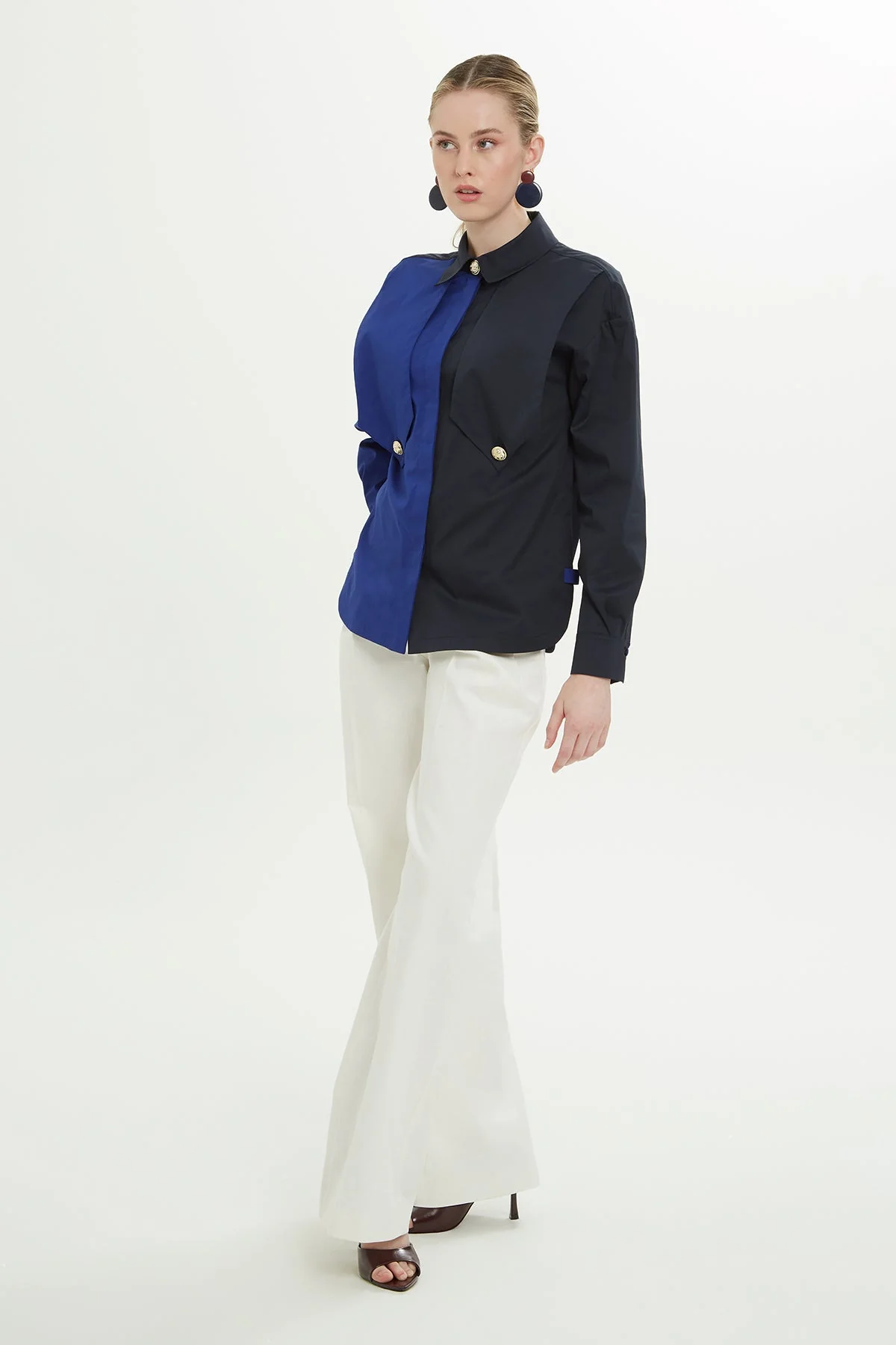 Blue Two-Tone Shirt - Image 3