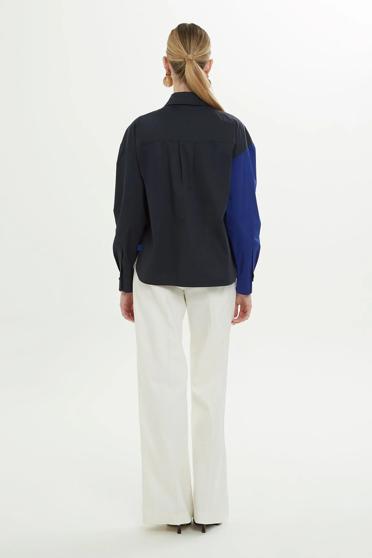 Blue Two-Tone Shirt - Image 4