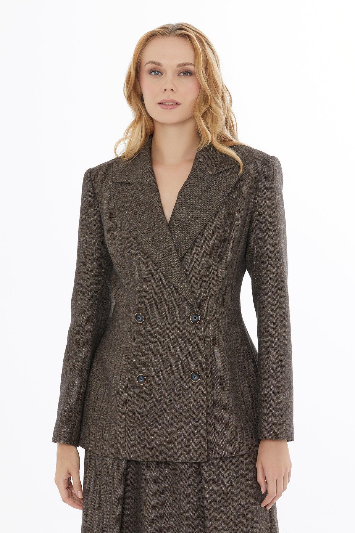 Brown Button-Down Jacket - Image 3