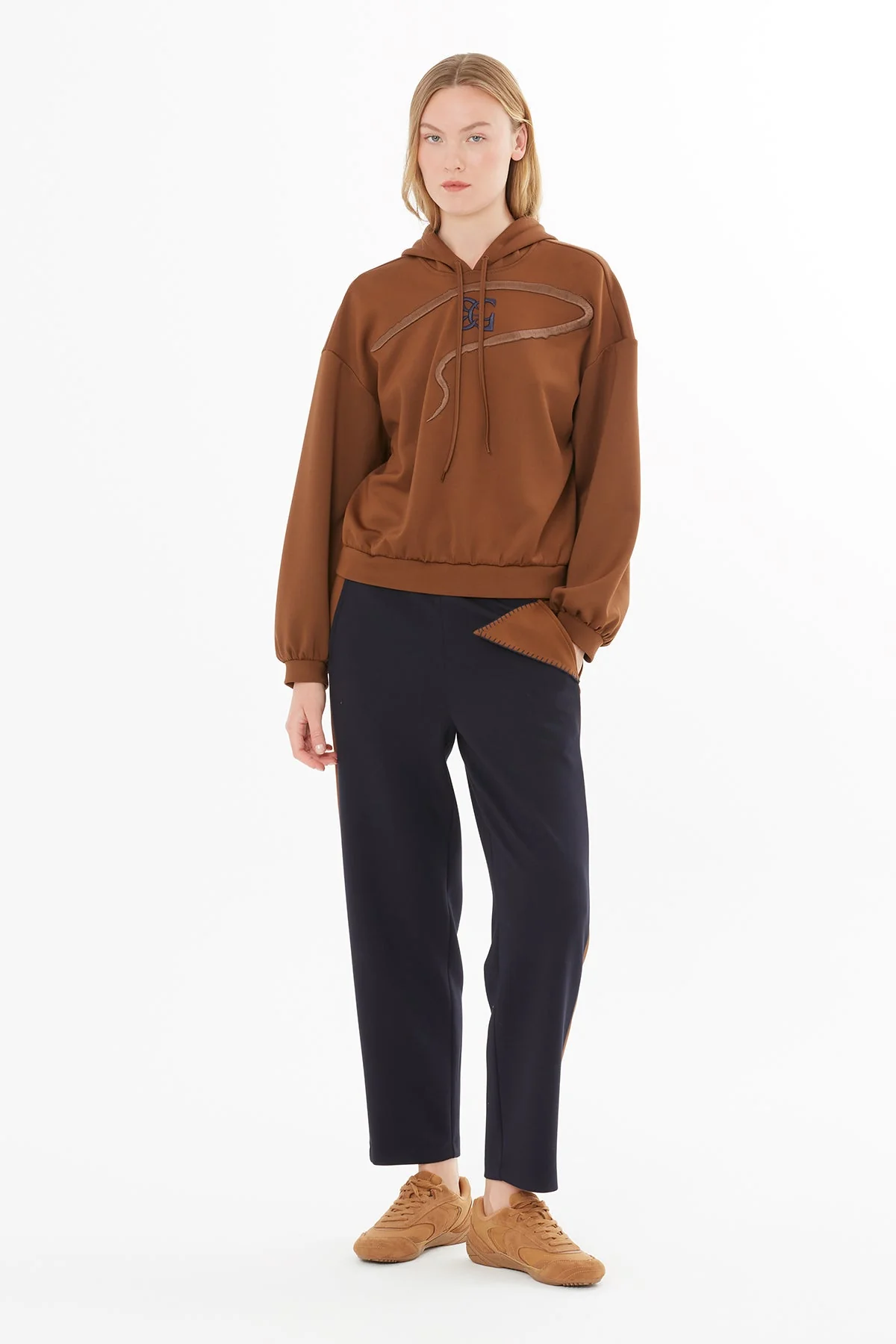 Brown Sweatshirt with G-Logo - Image 2