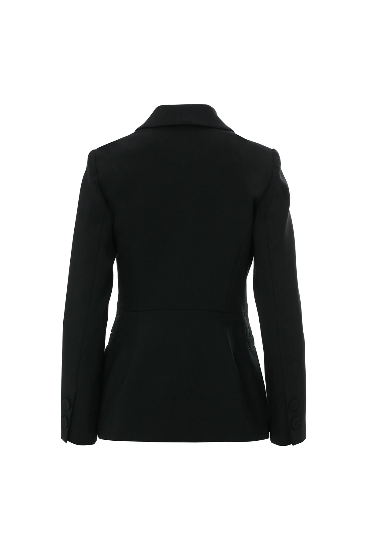 Classic Buttoned Blazer - Image 3