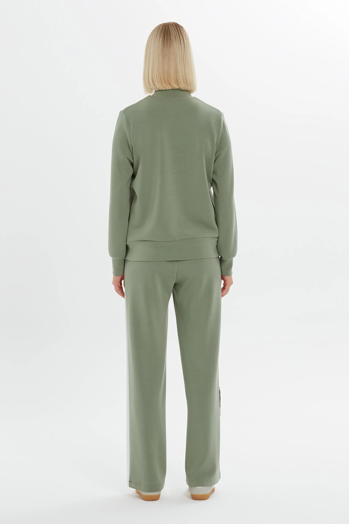 Color-Block Zip Track Top - Image 5