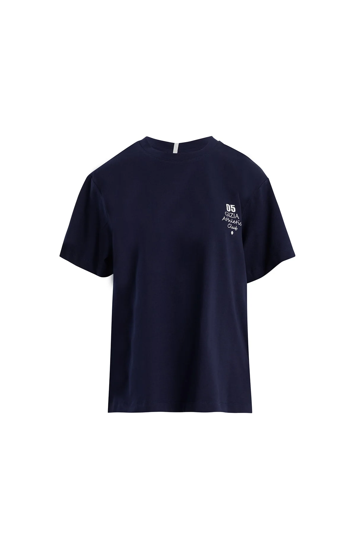 Dark Navy Crystal Print Oversized T-Shirt