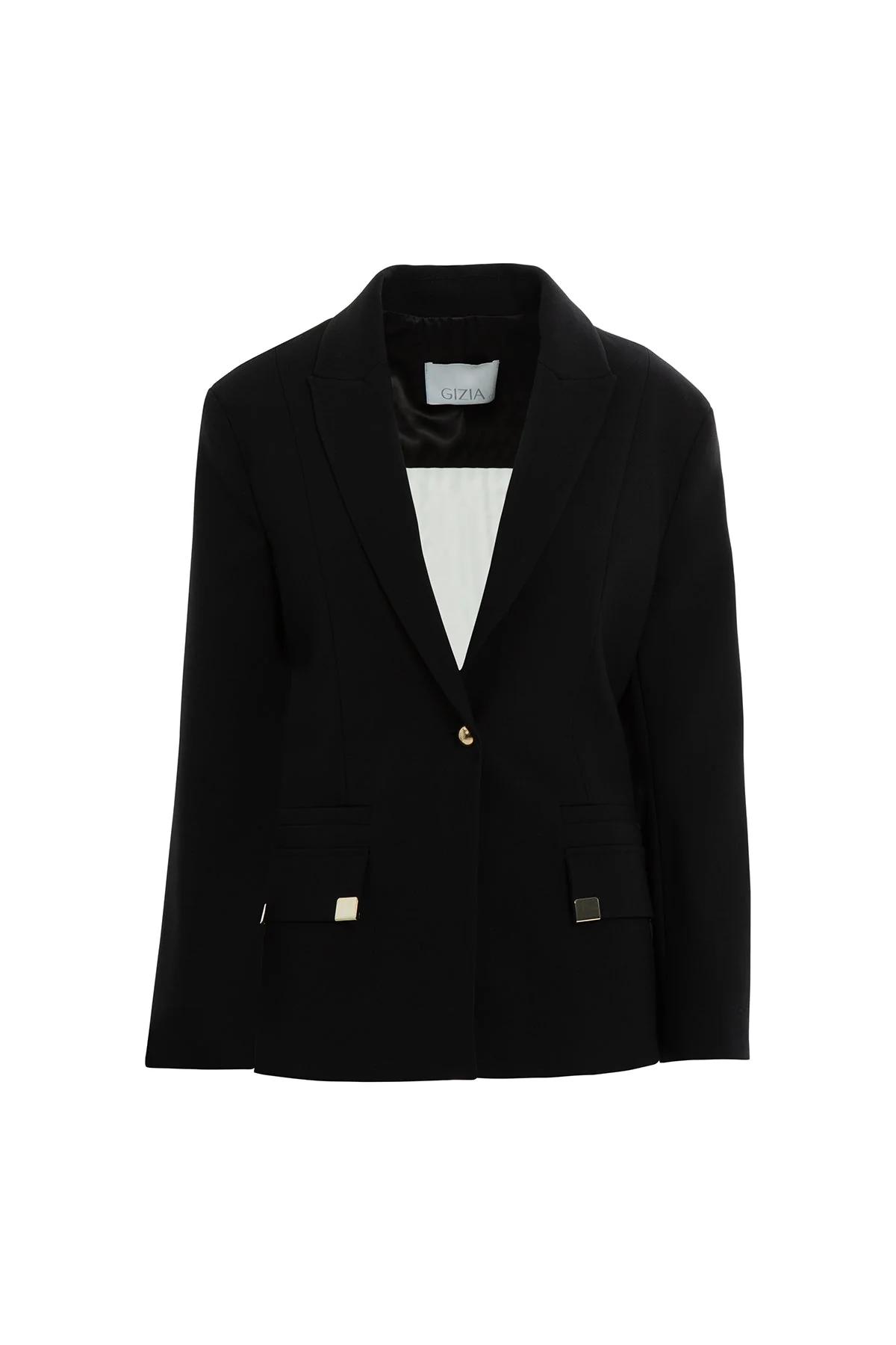 Double-Breasted Belted  Jacket