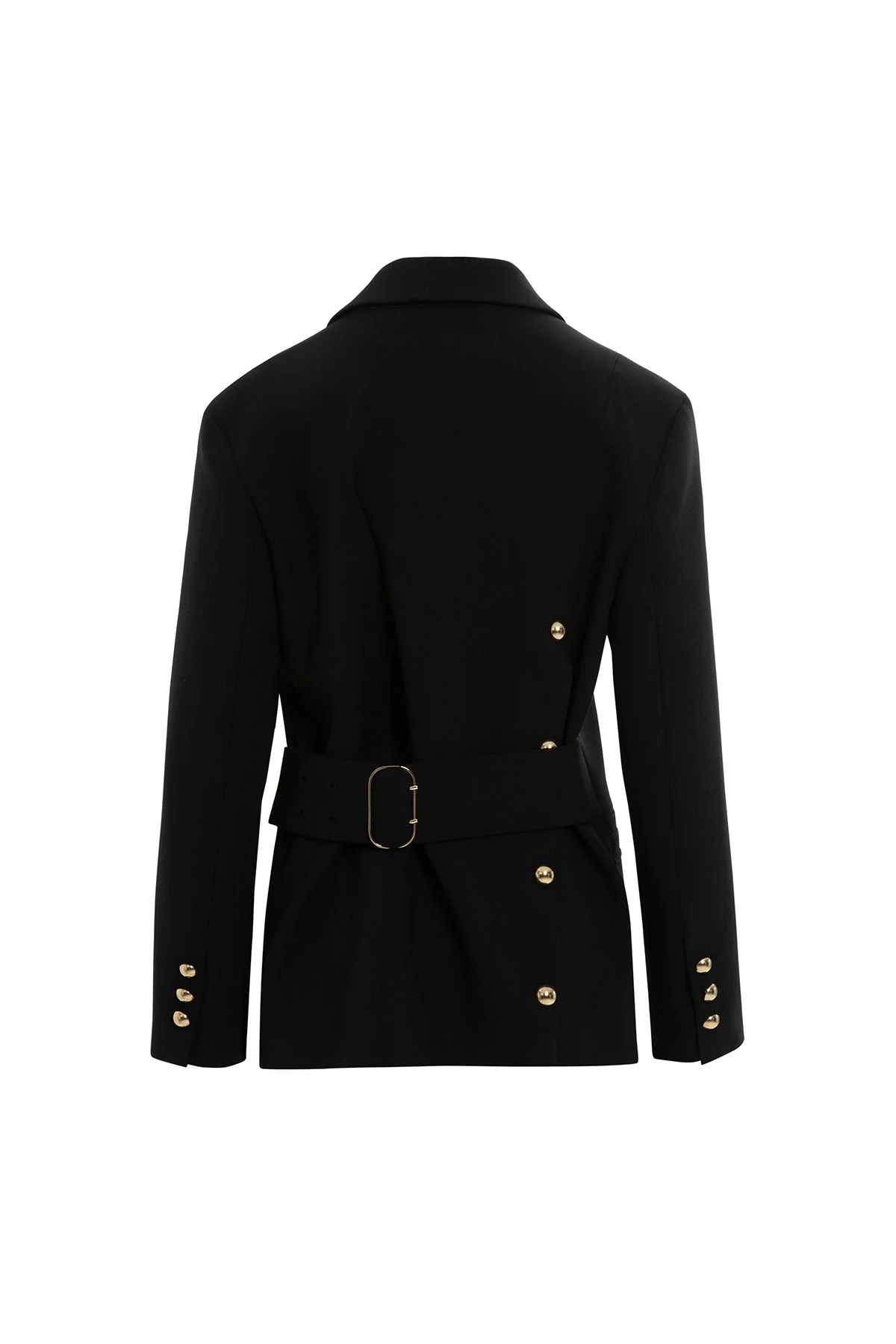 Double-Breasted Belted  Jacket - Image 3
