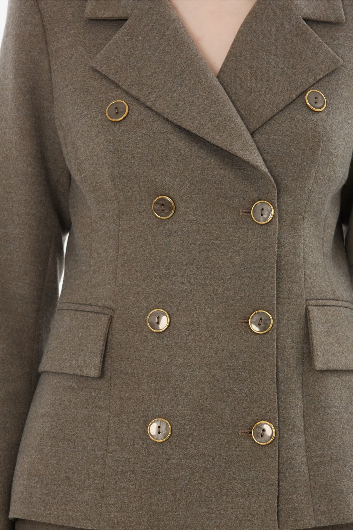 Double-Breasted Blazer and Trousers Set - Image 2