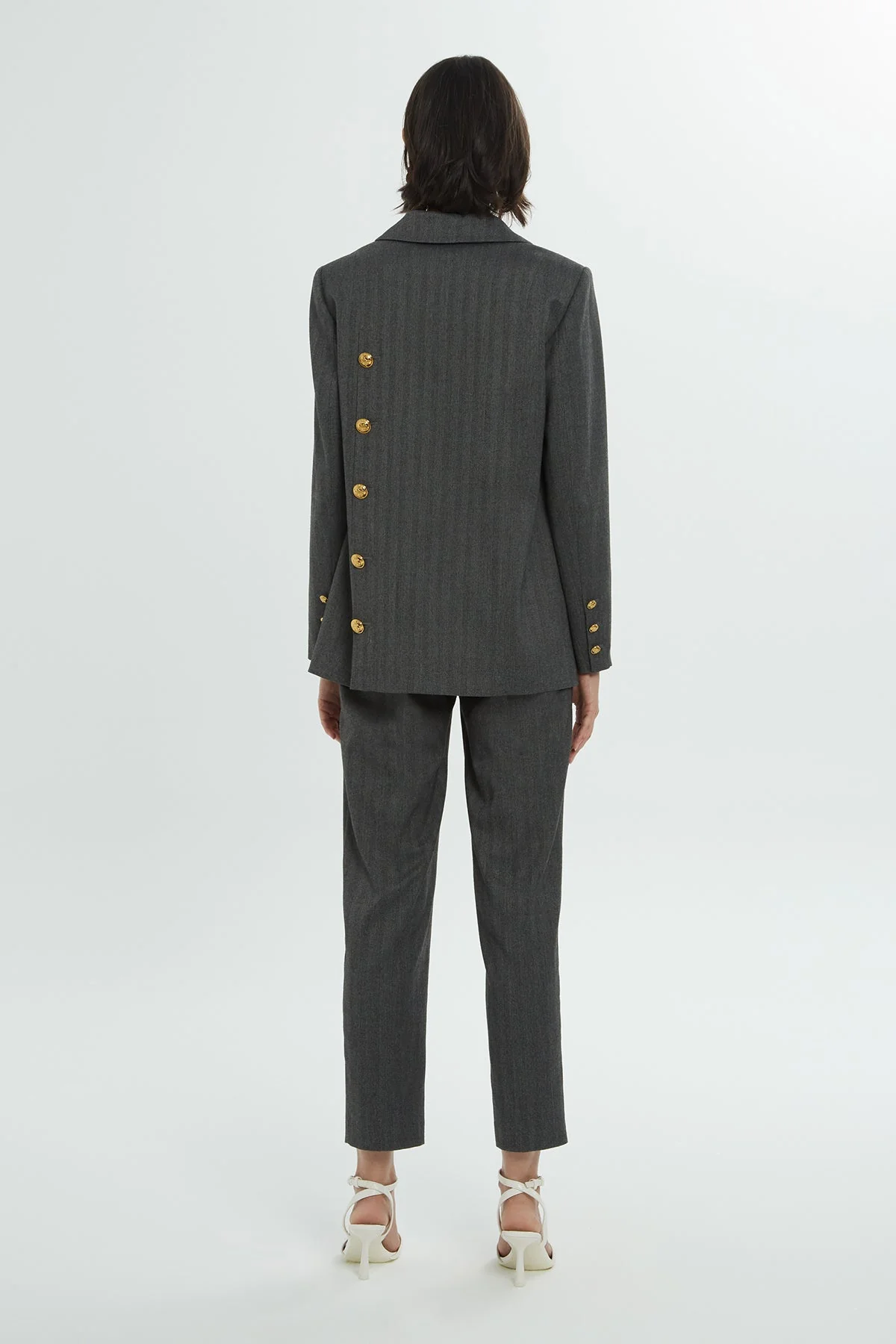 Double-Breasted Buttoned Jacket - Image 4
