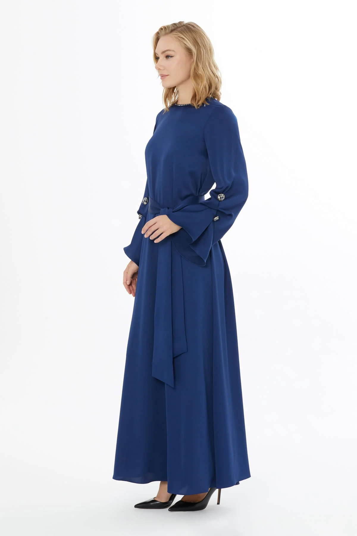 Dress with Detachable Belt - Image 3