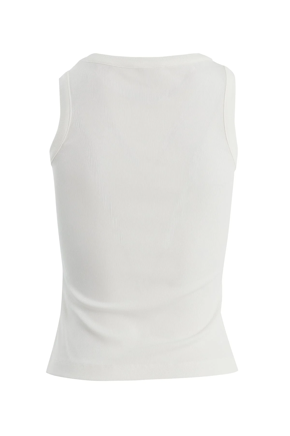 Ecru Embroidered Detail Tank Top - Image 3